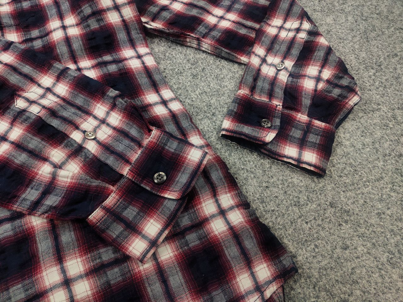 Diesel Diesel Vintage Y2K checkered flannel shirt loose long sleeve Size US L / EU 52-54 / 3 - 6 Thumbnail
