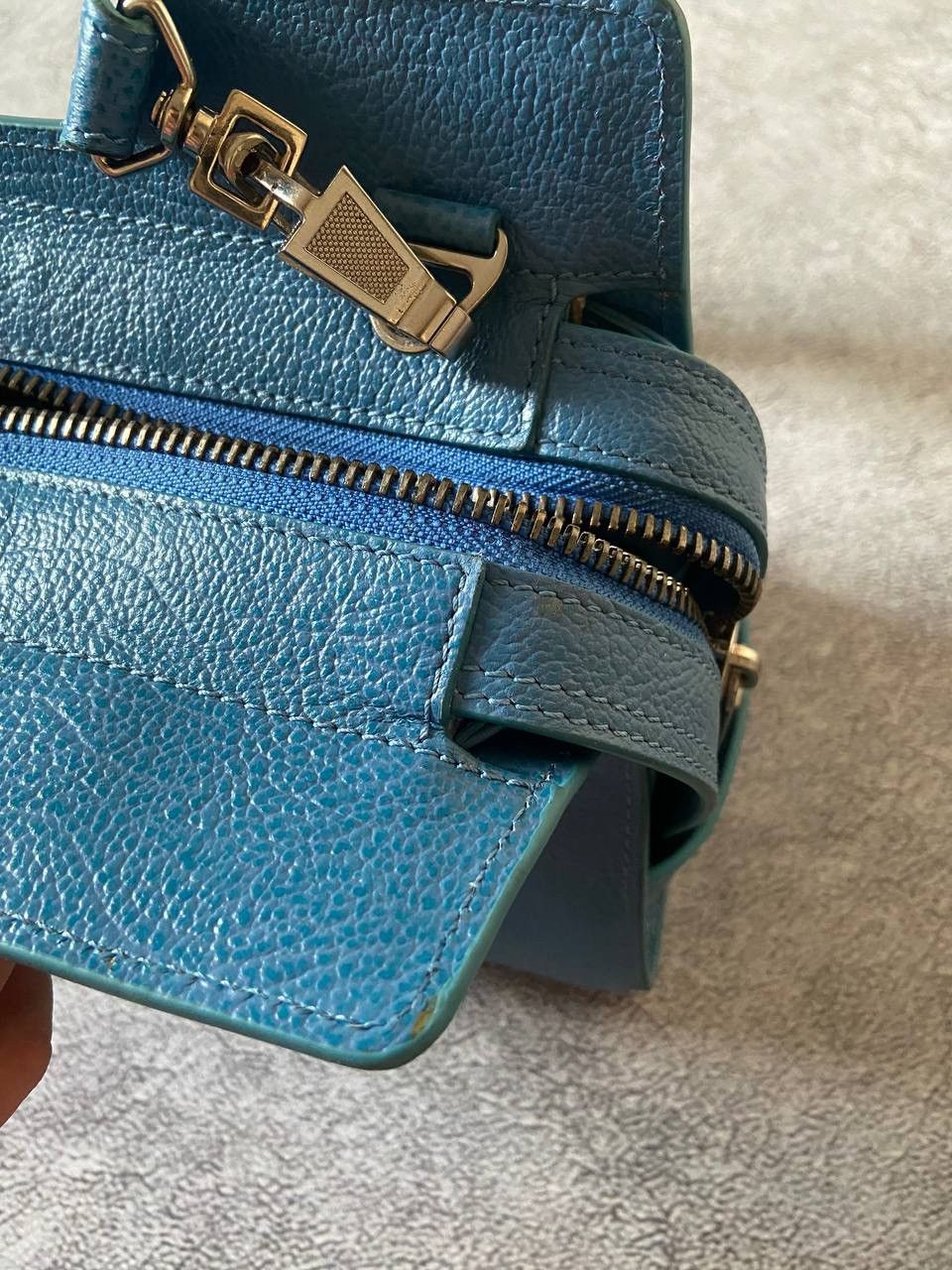 Proenza Schouler PROENZA SCHOULER BLUE LEATHER Y2k SATCHEL SMALL BAG Size ONE SIZE - 15 Thumbnail