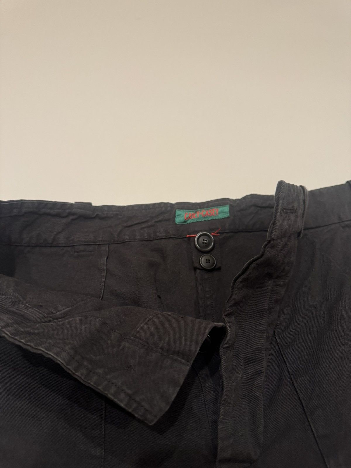 Casey Casey Casey Casey Black Cargo Pants Size US 32 / EU 48 - 4 Thumbnail