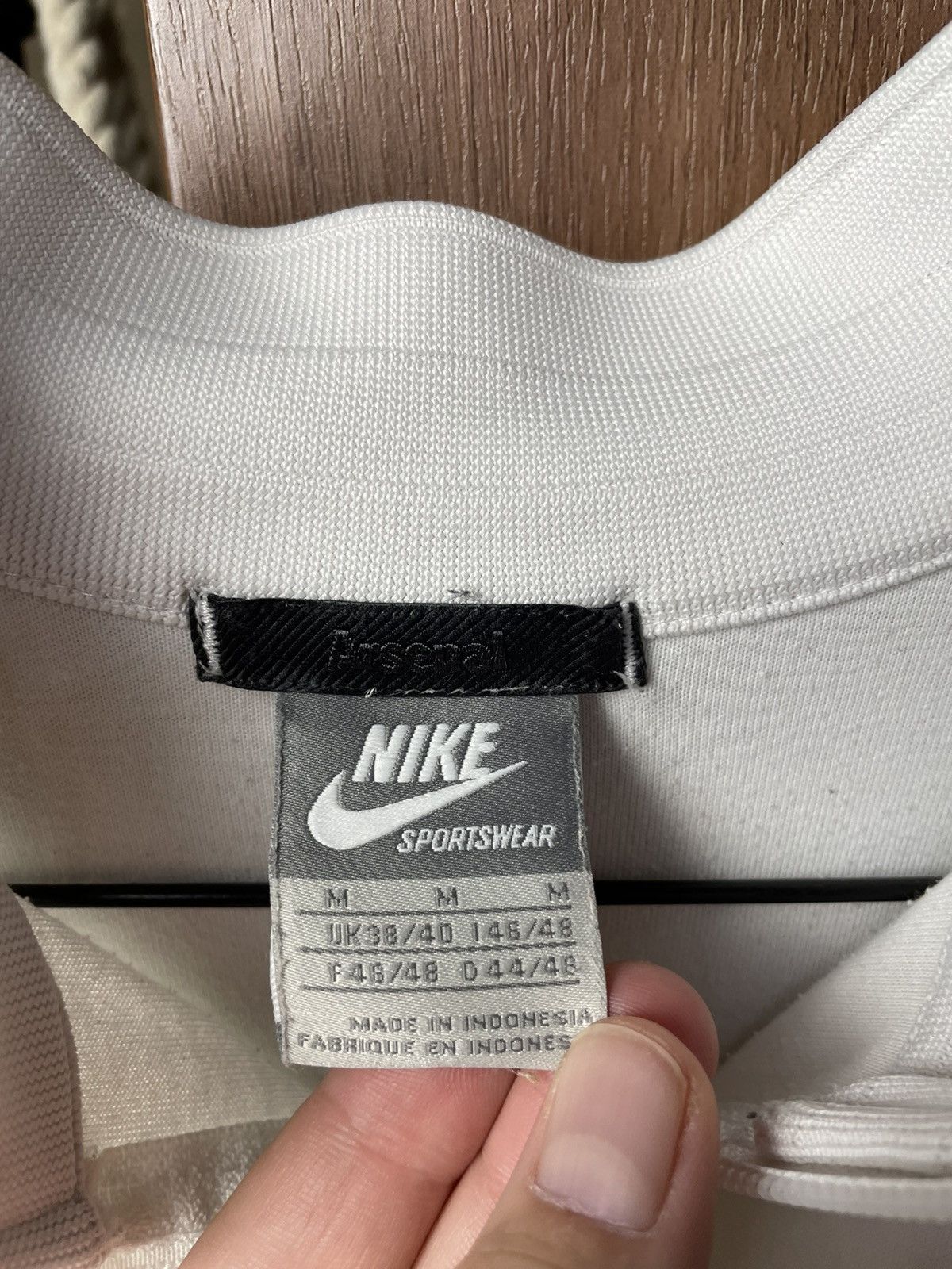 Nike × Vintage Nike Arsenal Vintage Track Zip Jacket Size US M / EU 48-50 / 2 - 9 Thumbnail