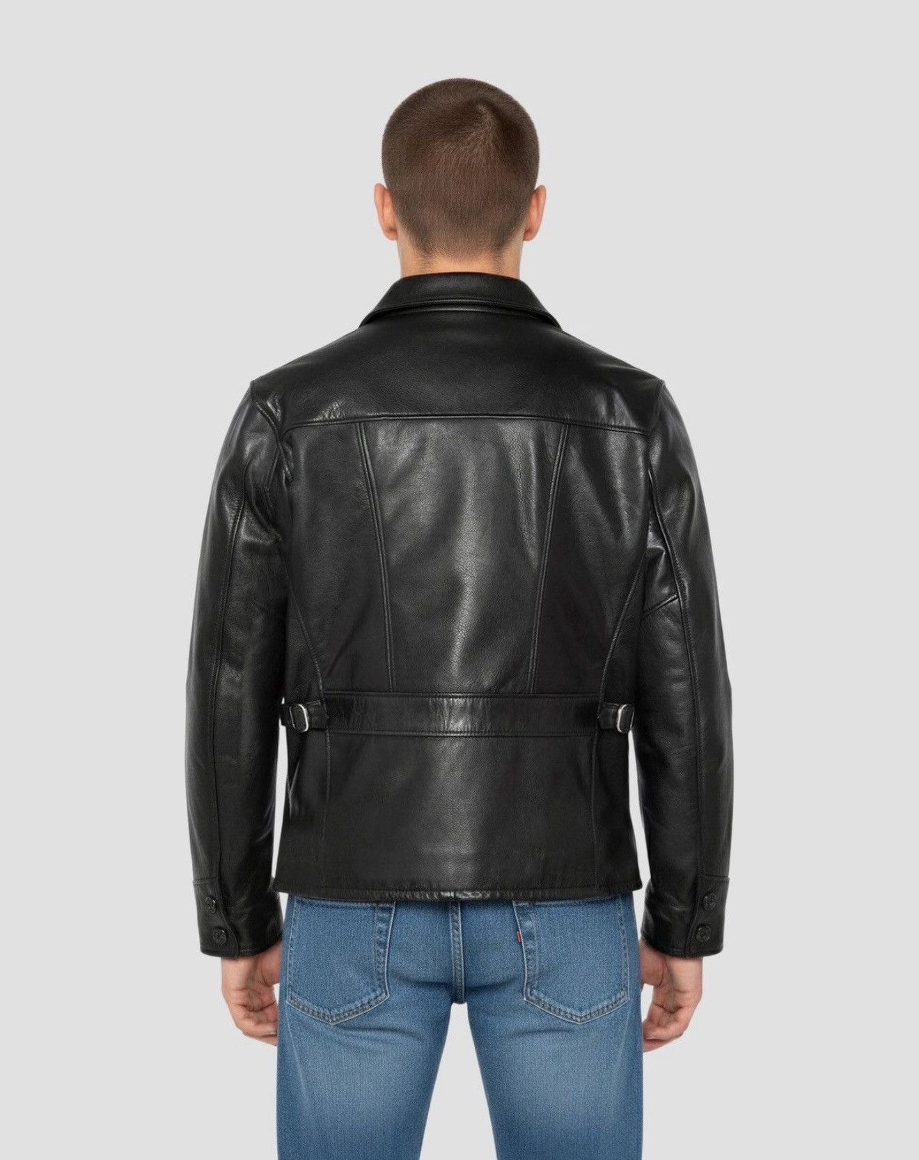 Schott 🇺🇸 NEW❗️Schott NYC Leather Jacket Motorcycle Rare Retro Y2K Size US M / EU 48-50 / 2 - 5 Thumbnail