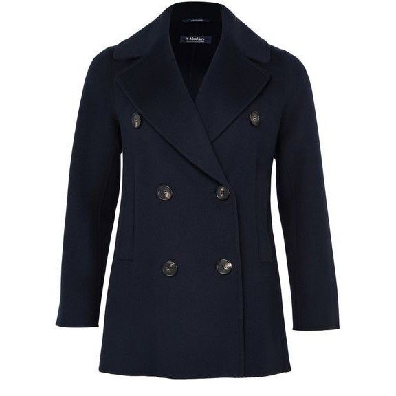 Max Mara MAX MARA Double Breasted Blue Wool Caban Jacket New & Authen Size XS / US 0-2 / IT 36-38 - 1 Thumbnail