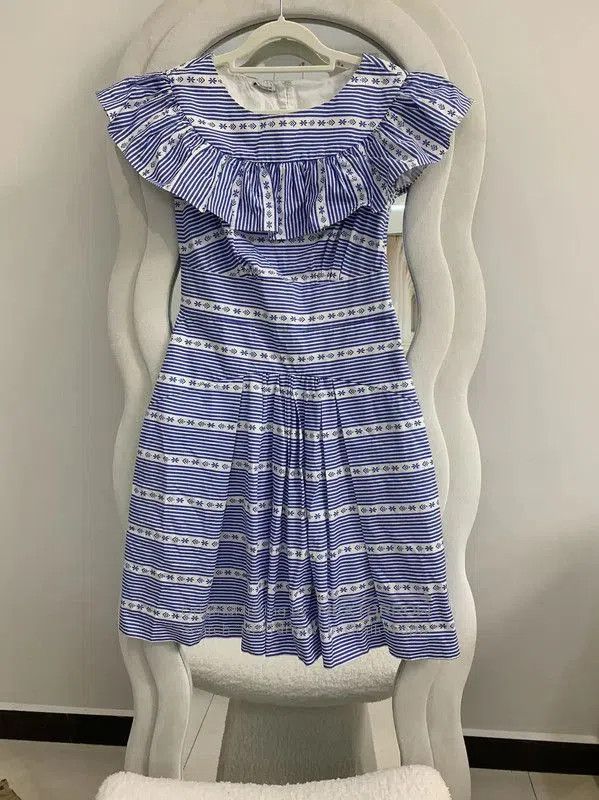 Miu Miu Miu Miu Summer Multi-Color Cotton Dress . Size S / US 4 / IT 40 - 2 Thumbnail