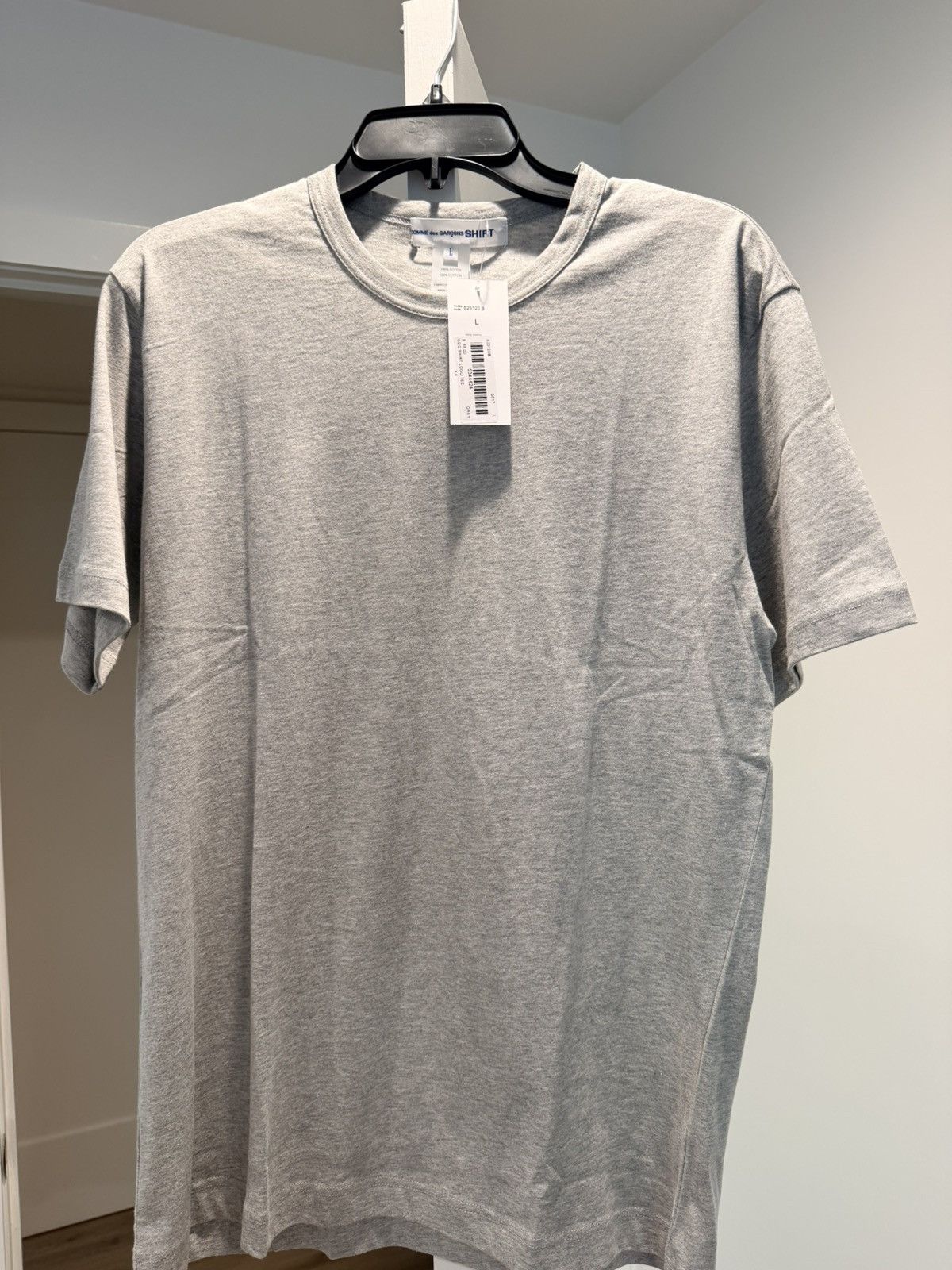 Comme des Garcons 2000ss CDG Shirt Silver Scale logo t shirt | Grailed