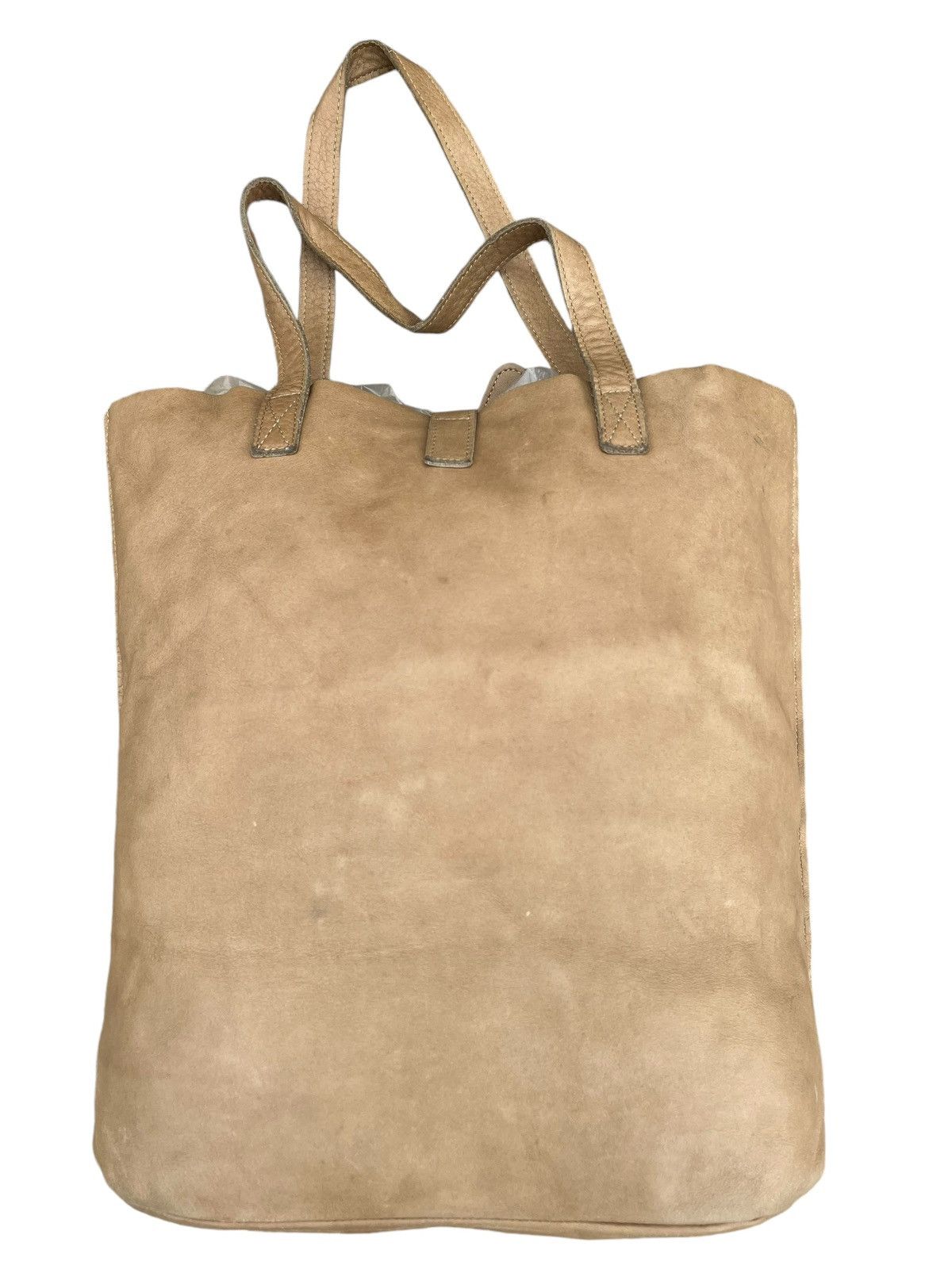 Leather Vintage Orobianco Italy Patina Leather Tote Bag Size ONE SIZE - 8 Thumbnail