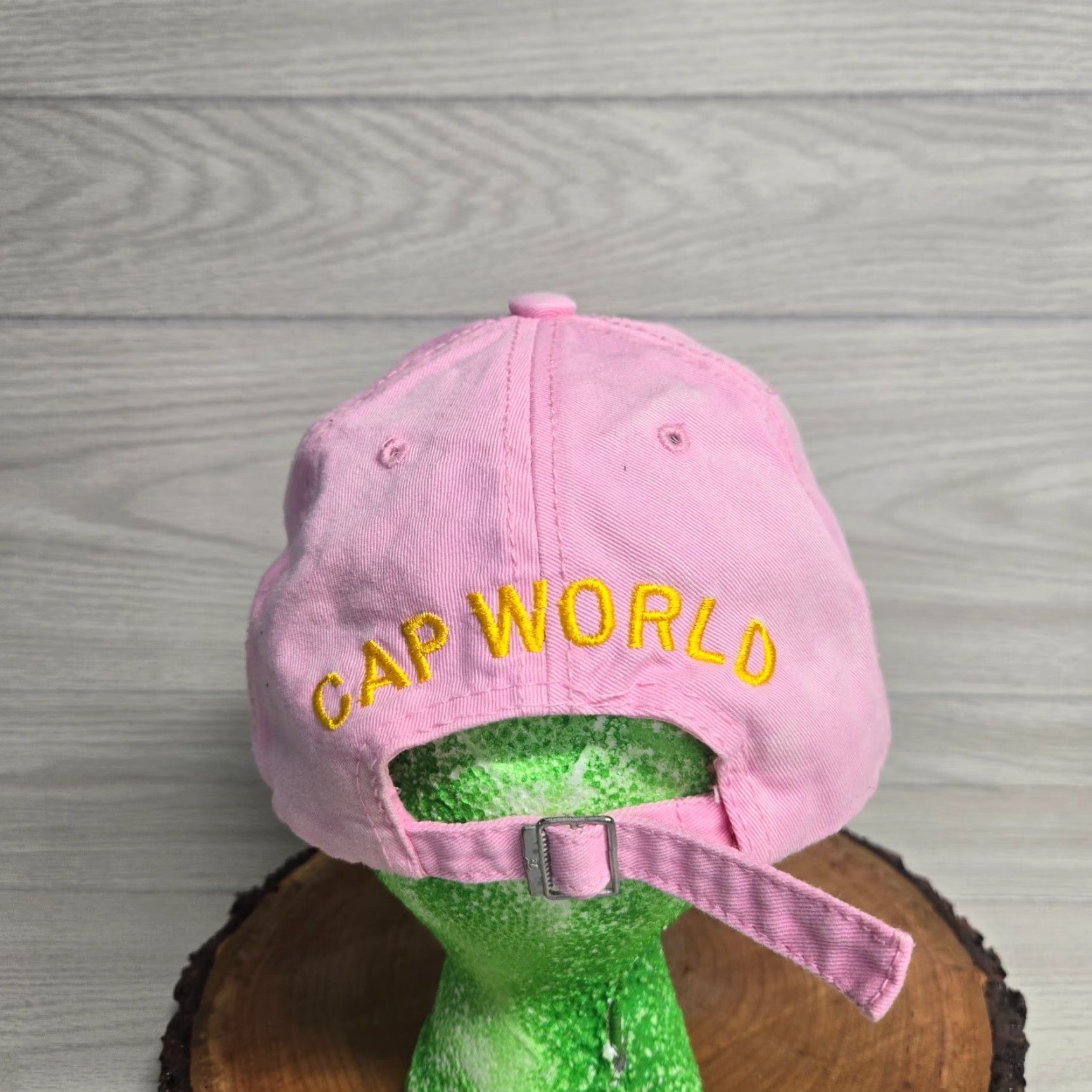 Paradise Paradise Pink Adjustable Strapback Baseball Cap Hat Men One Size Pink Adjustable Hat Outdoors Beach Size ONE SIZE - 4 Thumbnail