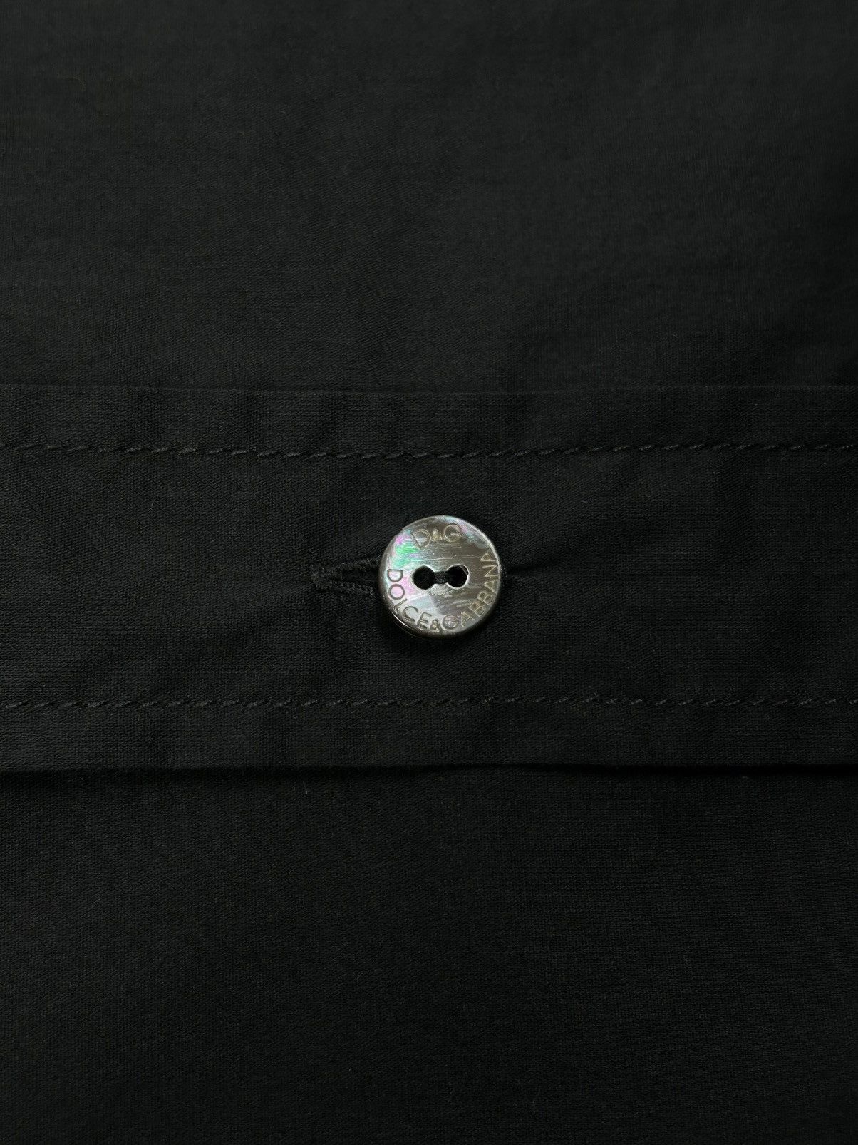 Dolce & Gabbana Vintage DOLCE & GABANNA Short Sleeve Shirt Black Archive Y2K Size US L / EU 52-54 / 3 - 14 Thumbnail