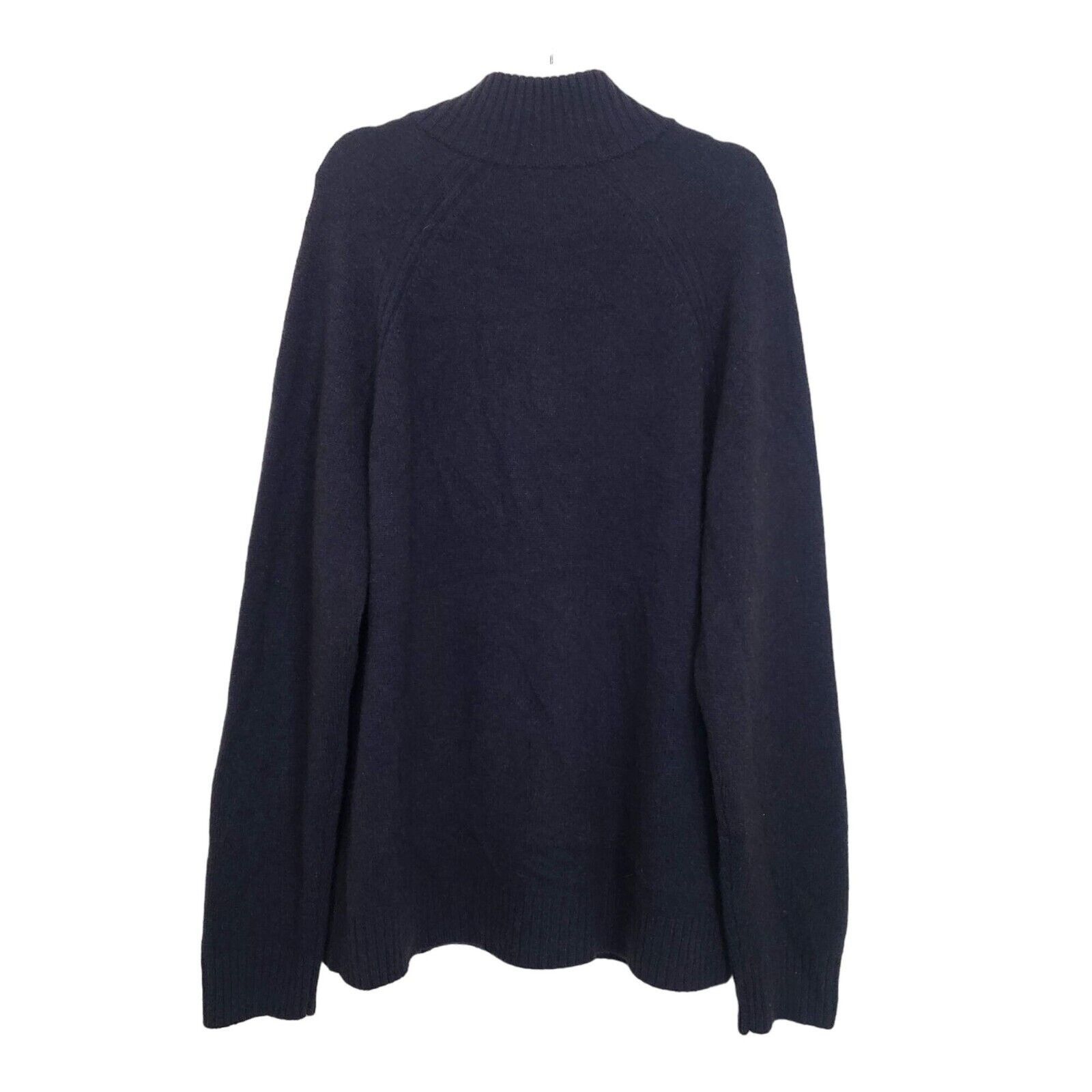 Vince Vince Yak Merino Wool 1/4 Zip Sweater Mens Size XL Blue Knit Size US XL / EU 56 / 4 - 6 Thumbnail