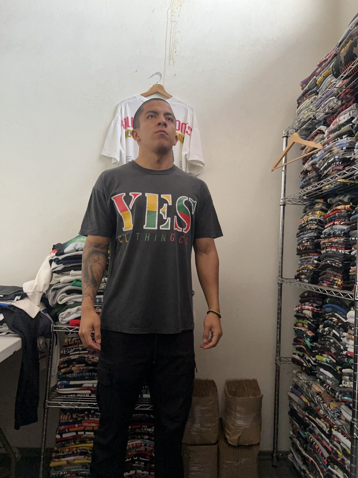 Vintage 90s Yes Clothing Men Single Stitch Reggae Rastafari Tee Size US XL / EU 56 / 4 - 2 Thumbnail