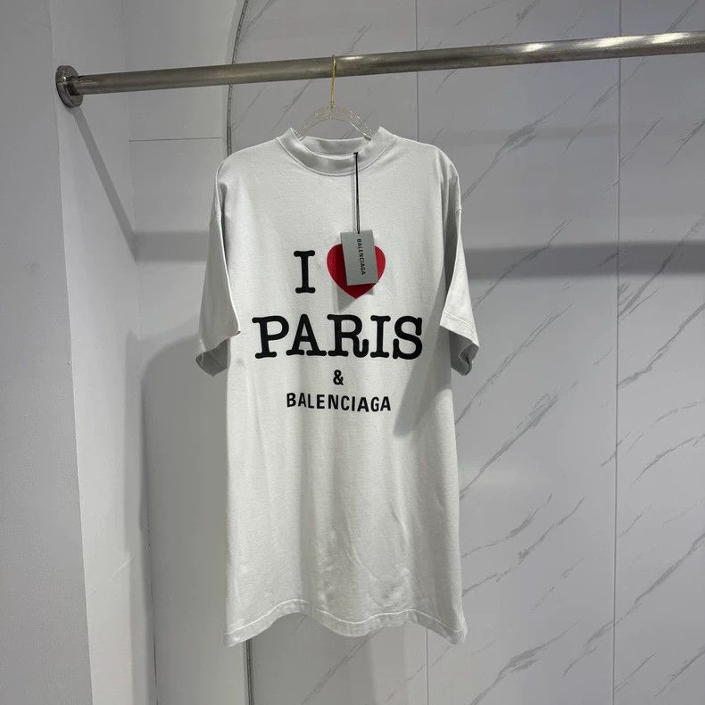 トップス Balenciaga Paris Olympics Embroidery Balenciaga Paris Olympics Embroidery Hoodie White Men's