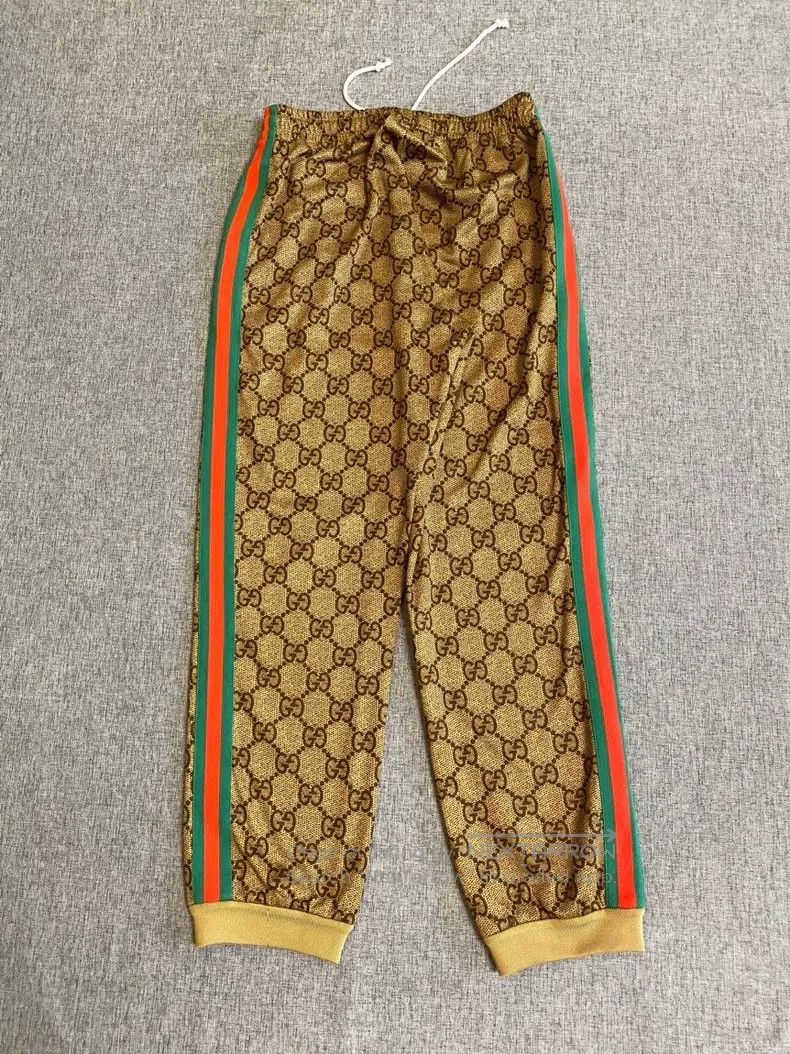 Gucci Gucci SizeXS GG plain full-print jogging long knitted sport Size US 29 - 2 Thumbnail