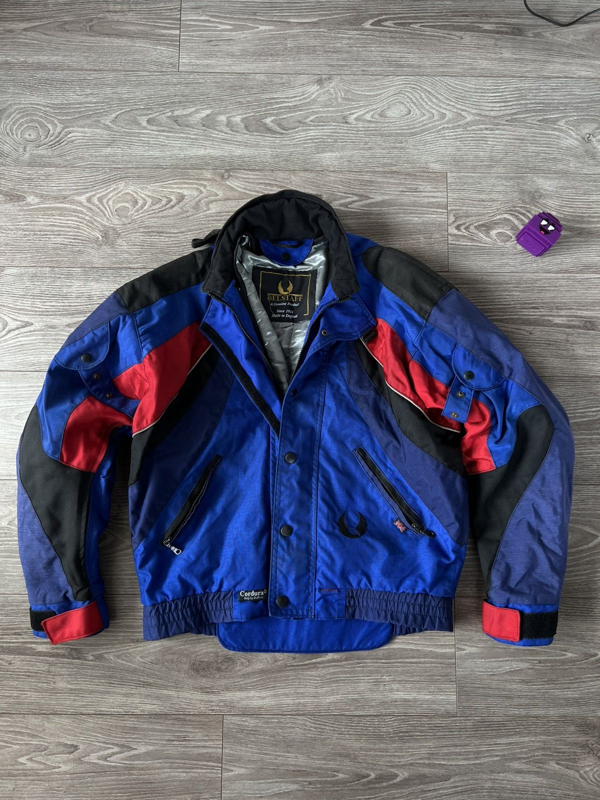 Belstaff Vintage Racing Belstaff 90s 2 in 1 Cordura Big Logo Jacket Size US L / EU 52-54 / 3 - 12 Thumbnail