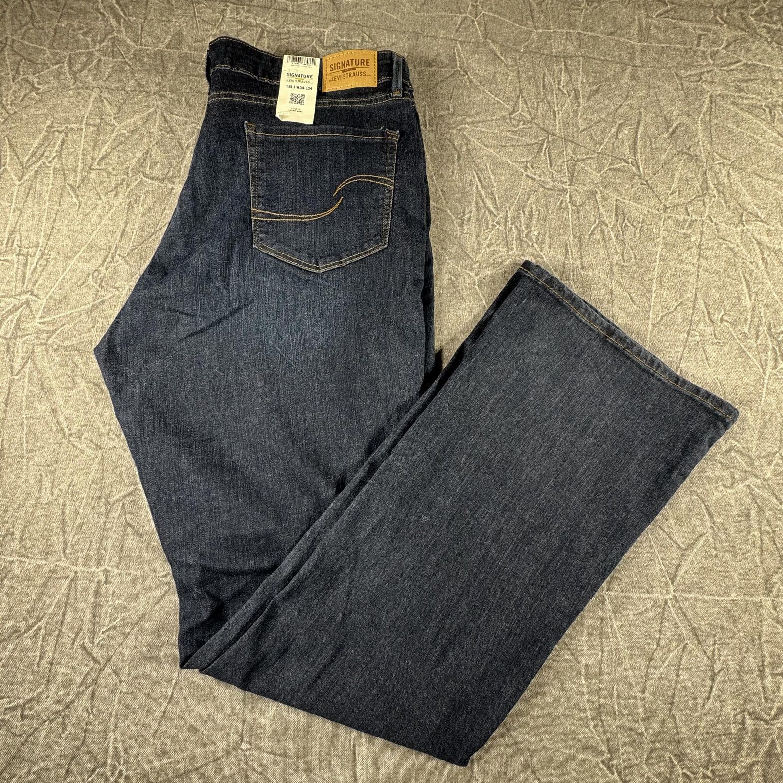 Levi's Levi's Jeans Women's 34x34 Blue Strauss Signature NEW Size 34" / US 12 / IT 48 - 1 Thumbnail