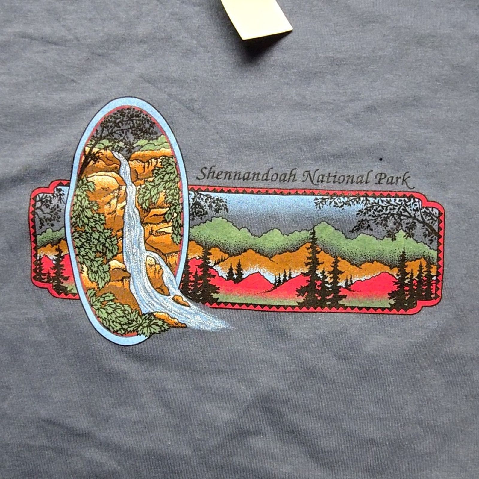 Anvil Vintage Shenandoah National Park Shirt Blue Large Nature Tee Size US L / EU 52-54 / 3 - 2 Thumbnail