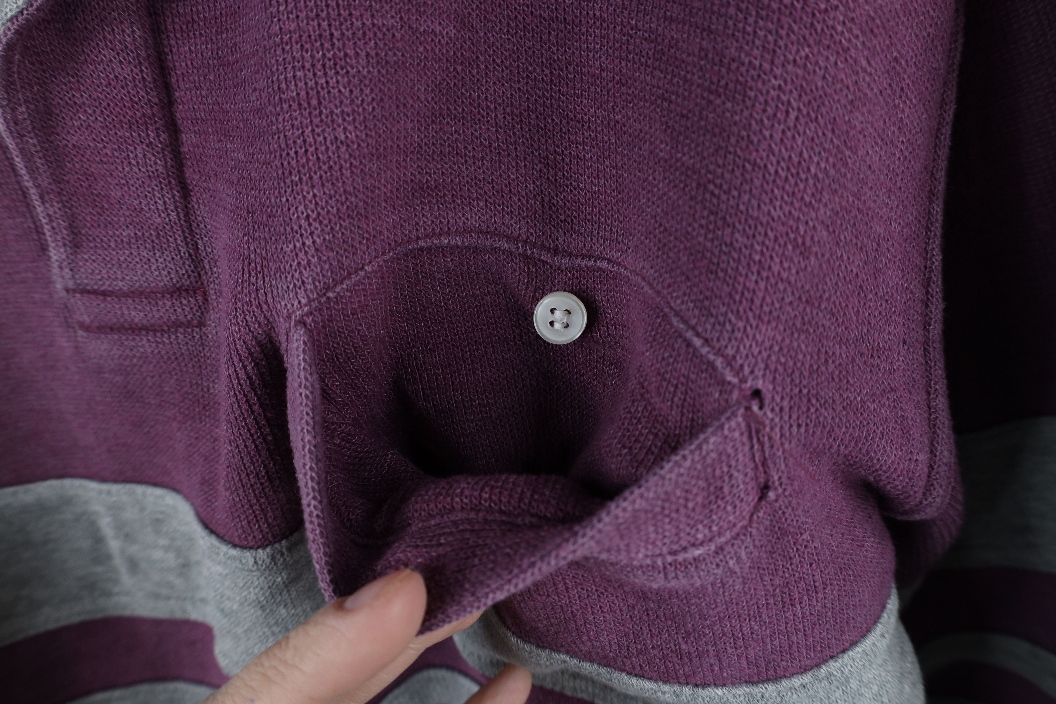 Vintage Vintage 90s Streetwear Thermal Waffle Knit Pullover Polo Size US M / EU 48-50 / 2 - 5 Thumbnail