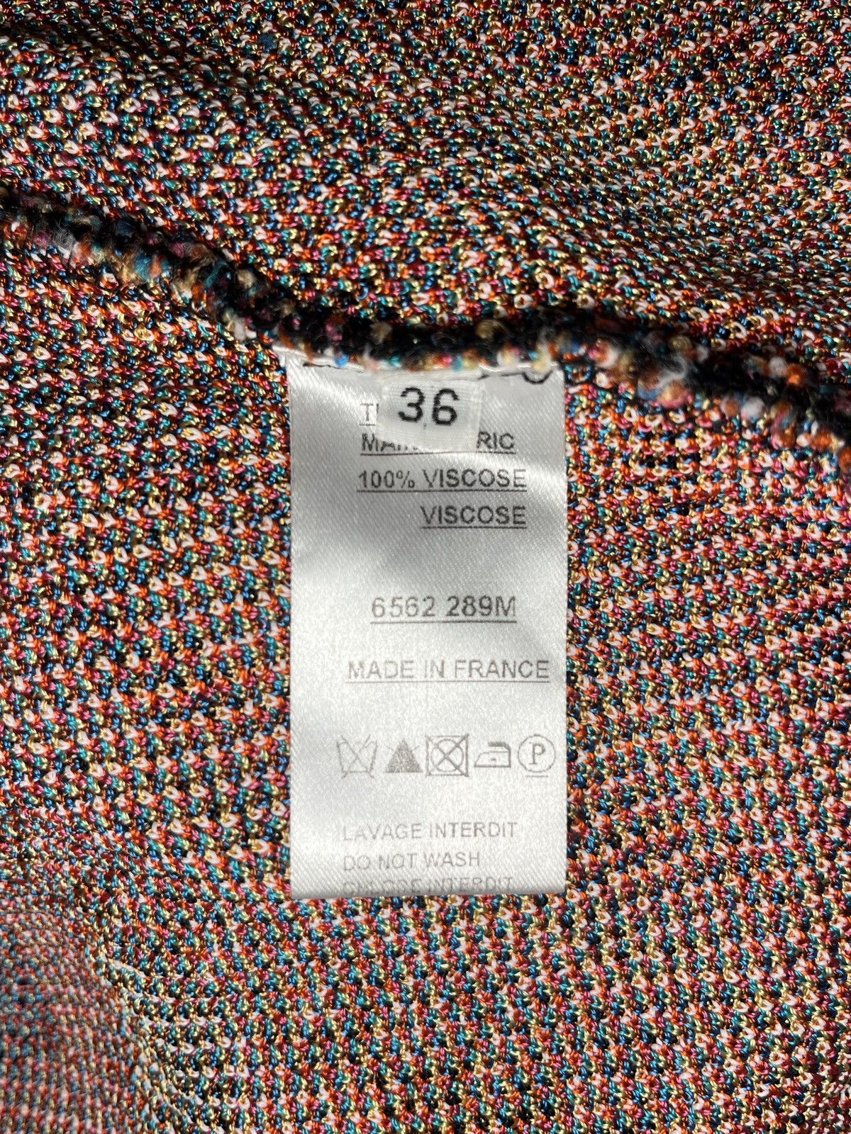 Balmain Balmain multicolour knitted v-neck dress Size XS / US 0-2 / IT 36-38 - 4 Thumbnail