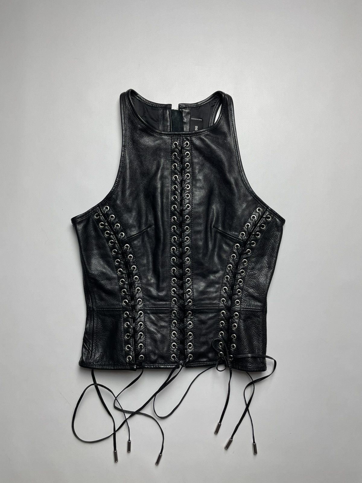 Dsquared2 Dsquared2 Leather Corset Size S / US 4 / IT 40 - 3 Thumbnail