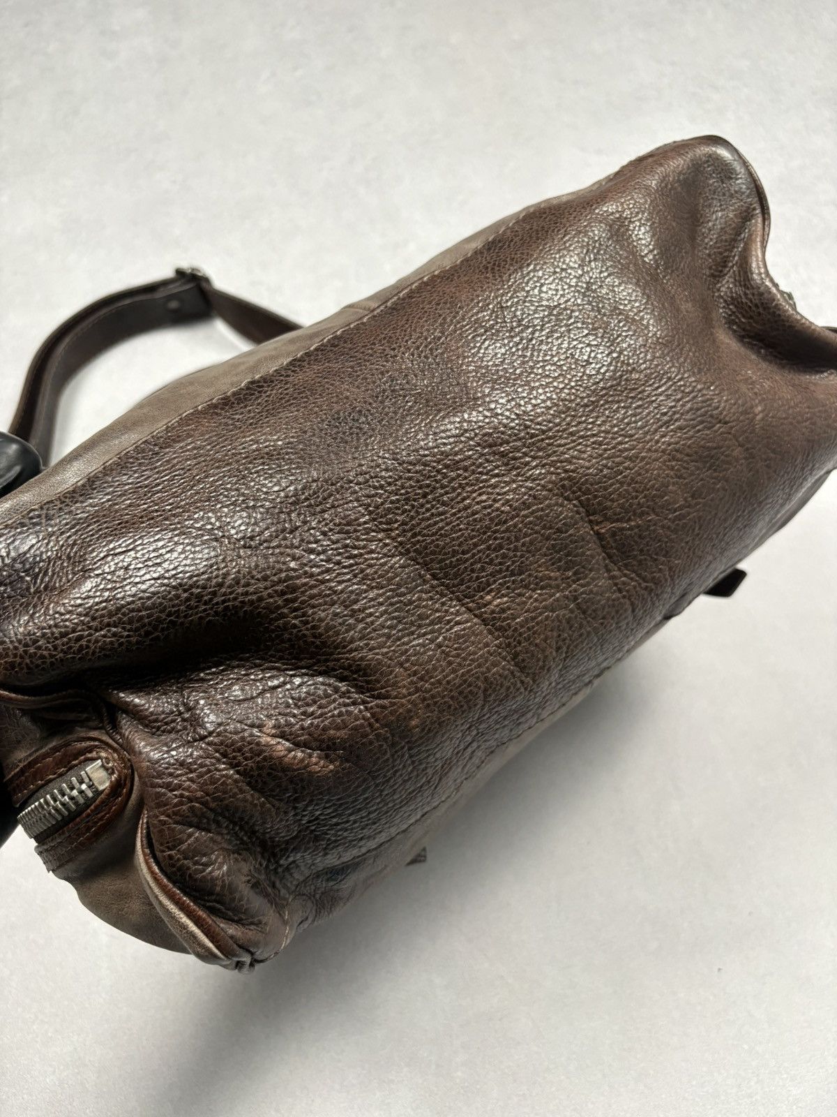 A.S.98 A.S.98 AirStep Archive Brown Leather Satchel Shoulder Bag Size ONE SIZE - 15 Thumbnail