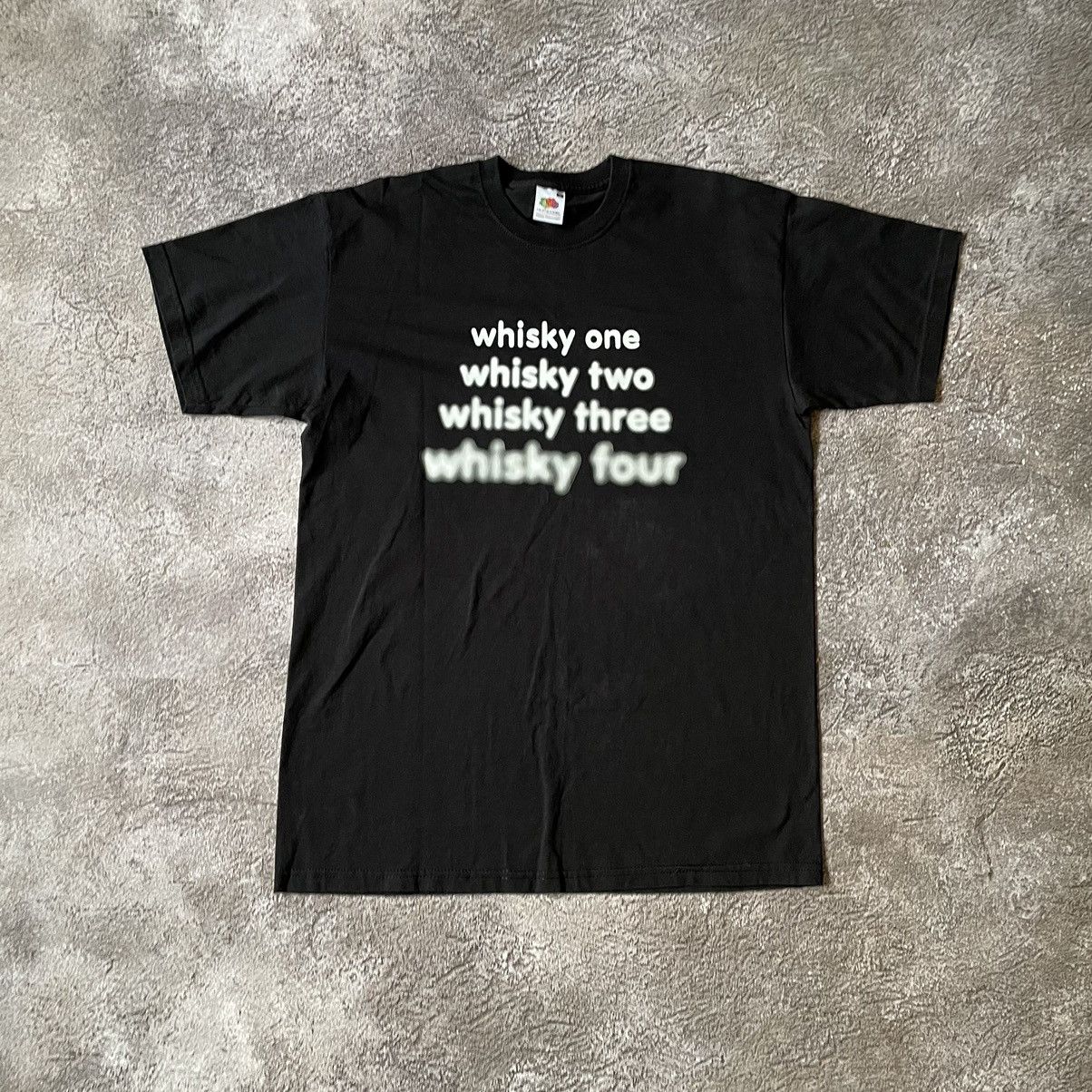 Vintage Vintage Y2K Whisky Graphic Tee Black Single Stitch Punk M Size US M / EU 48-50 / 2 - 2 Thumbnail