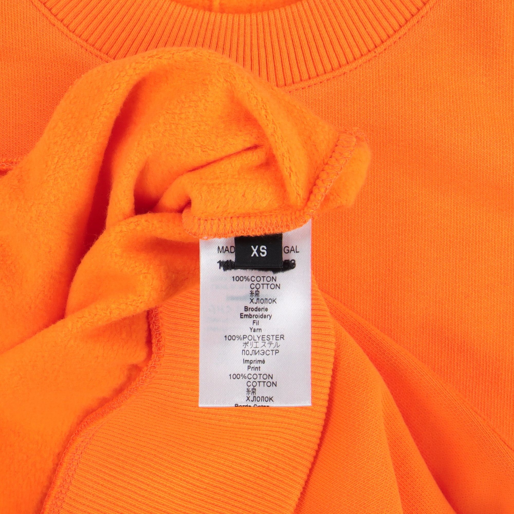Givenchy Orange Star Basketball Pitch Oversized Sweatshirt Size US XS / EU 42 / 0 - 4 Thumbnail