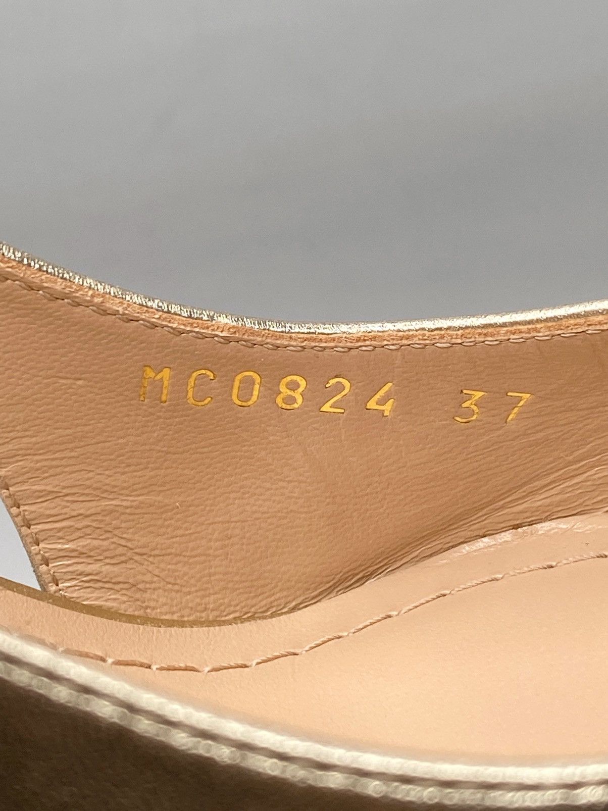 Dior Dior Tribales Metallic Leather Slingback Pump size 37 Size US 7 / IT 37 - 9 Thumbnail