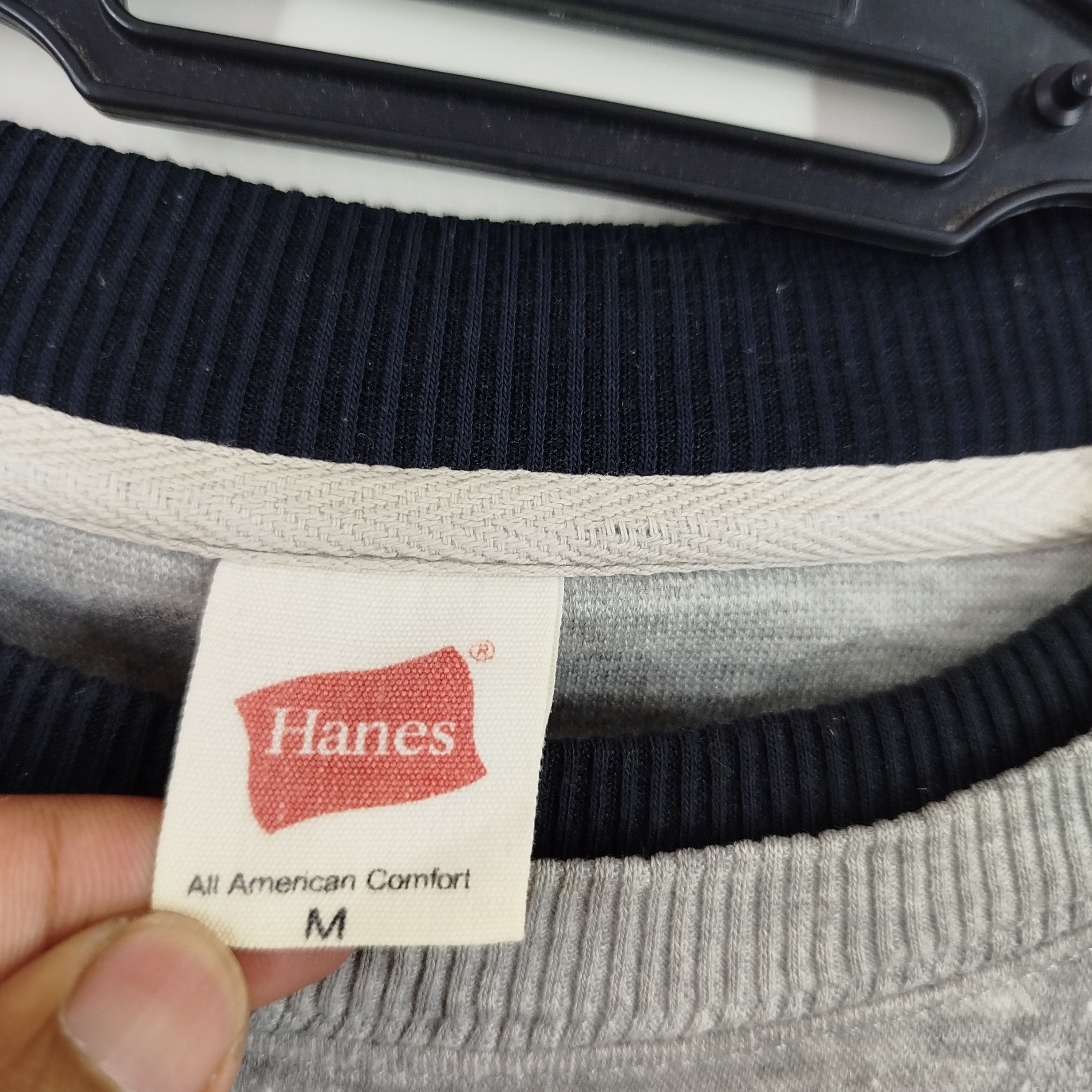 Designer × Hanes Vintage Hanes American Spirit Big Spell Out Y2K Size US M / EU 48-50 / 2 - 4 Thumbnail