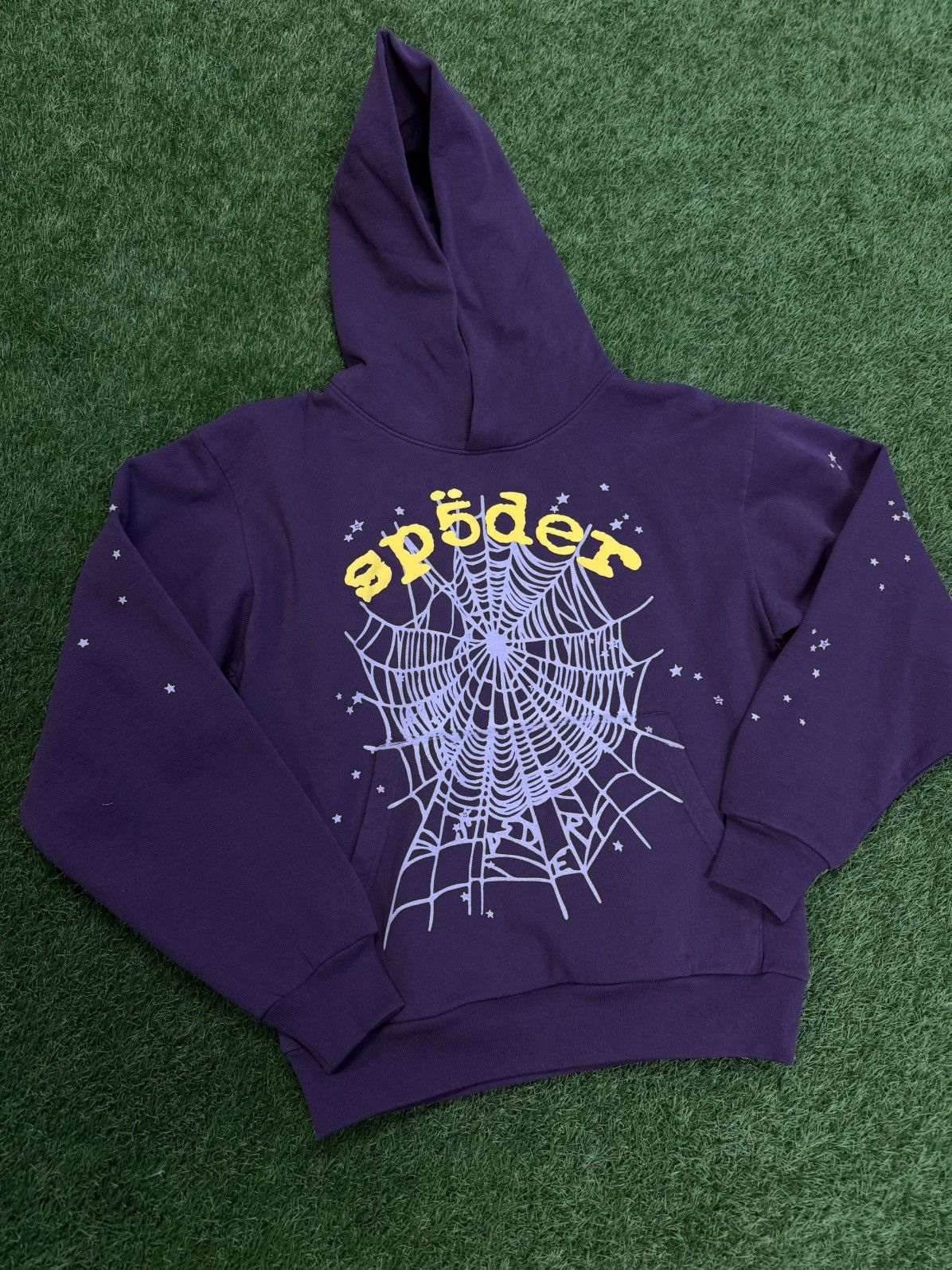 Sp5der Sp5der Worldwide Purple Hoodie Size Small (NEW) Size US S / EU 44-46 / 1 - 2 Thumbnail
