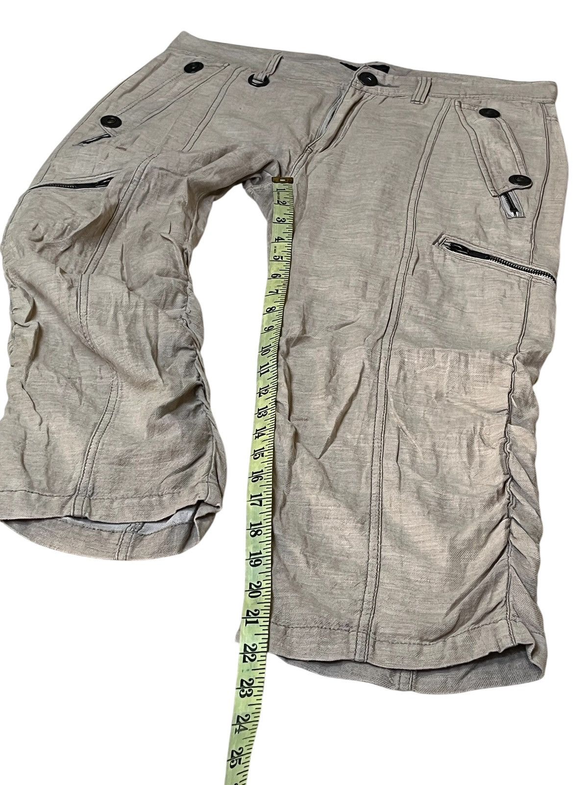 In The Attic SICK🔥IN THE ATTIC MULTIPOCKET 3 QUARTER PANTS Size US 33 - 12 Thumbnail