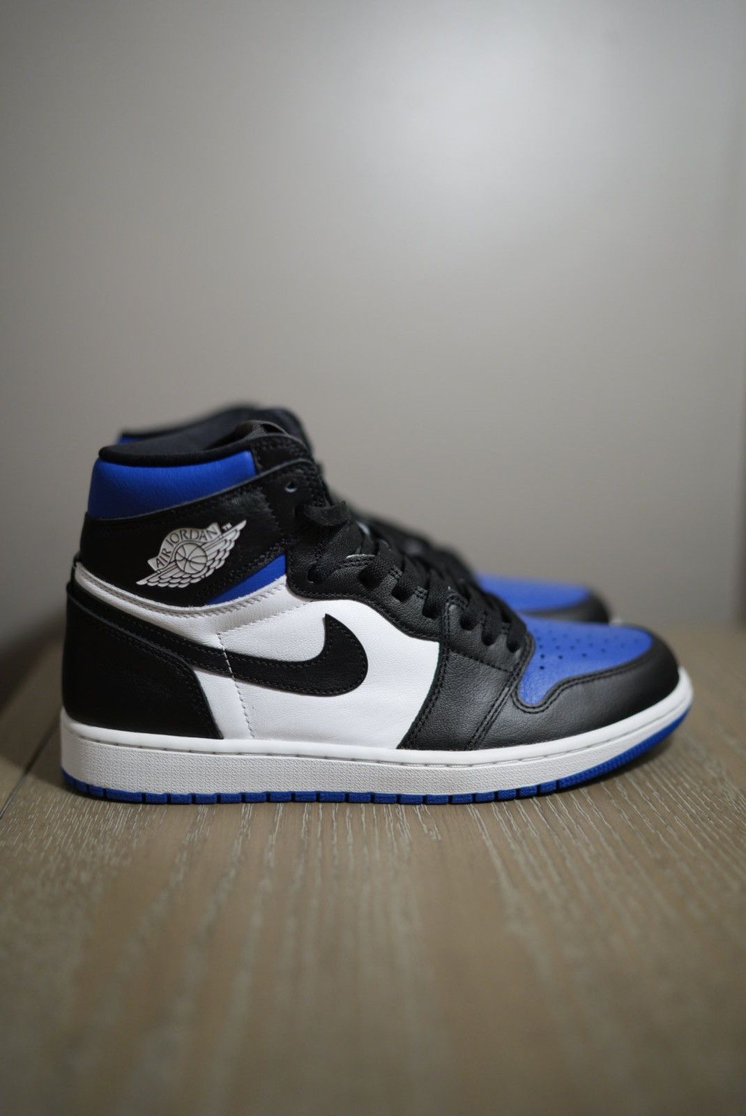 image of Jordan Nike Air Jordan 1 Retro Royal Toes Shoes in Blue, Men's (Size 10)