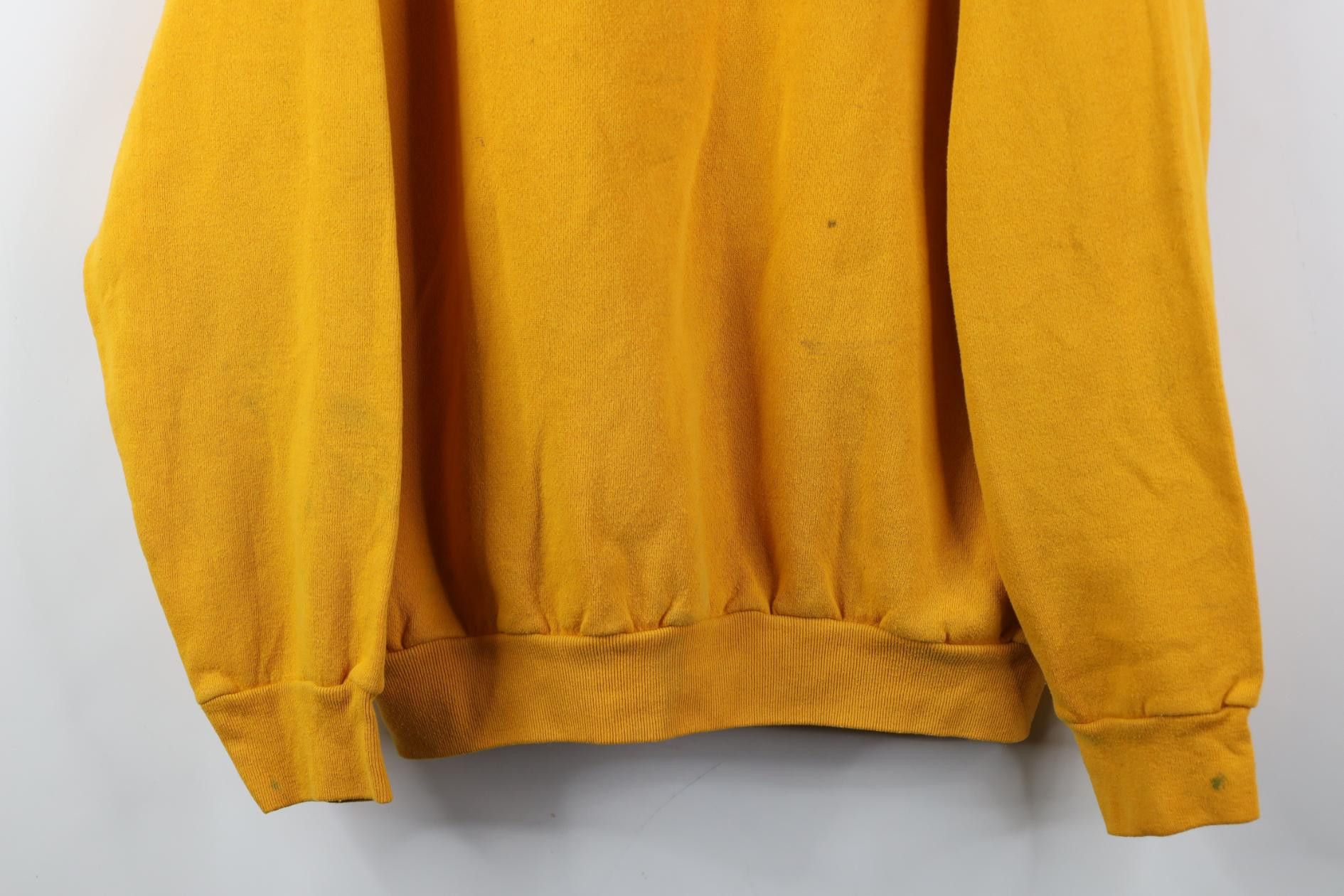 Vintage Vintage 90s Metro Parks Volunteer Crewneck Sweatshirt Yellow Size US XL / EU 56 / 4 - 3 Thumbnail