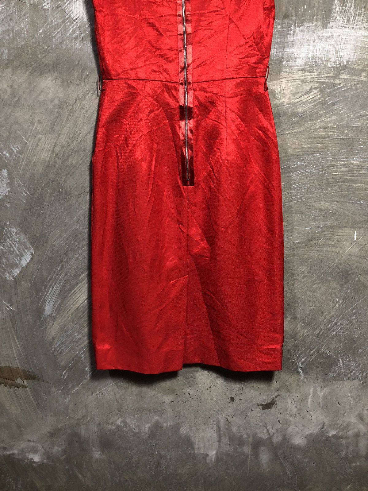 Designer × Dolce & Gabbana × Vintage Dolce & Gabbana Red Midi Dress Size XS / US 0-2 / IT 36-38 - 7 Thumbnail