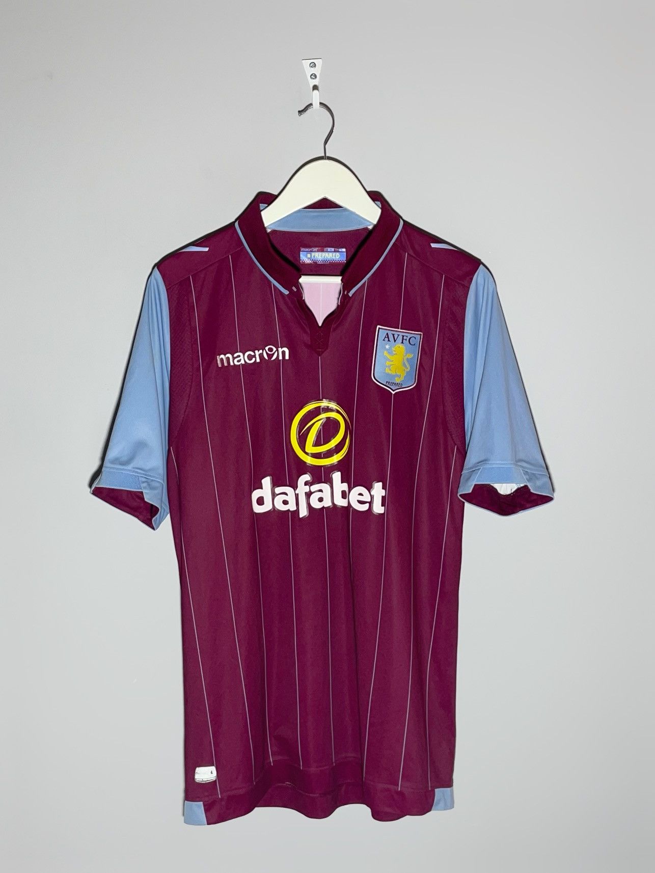 Macron Aston Villa Macron 2014/15 Home Y2k Football Shirt Size US XL / EU 56 / 4 - 1 Thumbnail