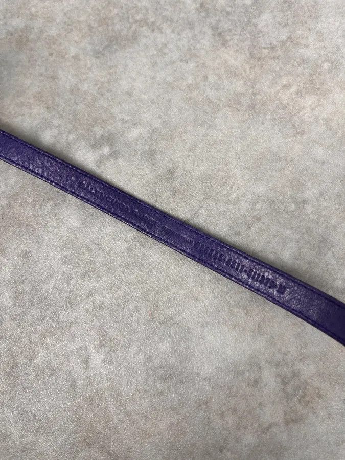 Balenciaga Balenciaga City Studded Purple Leather Bracelet Size ONE SIZE - 6 Thumbnail