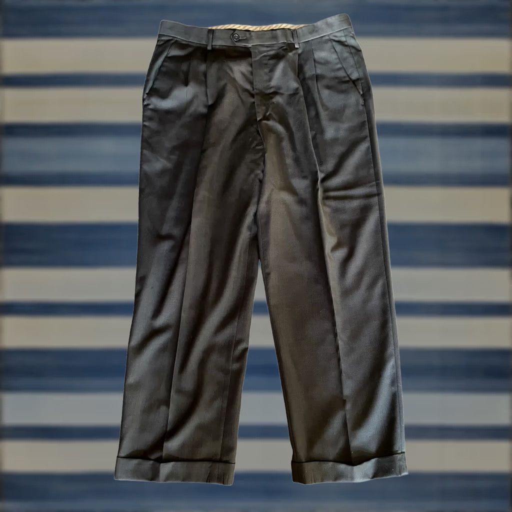 Vintage VINTAGE Zignone Wool Pants Slacks Brown Made In Italy Sz US 36 Italy 54 Drop 6 Denim? No, Pants. Size US 38 / EU 54 - 1 Thumbnail