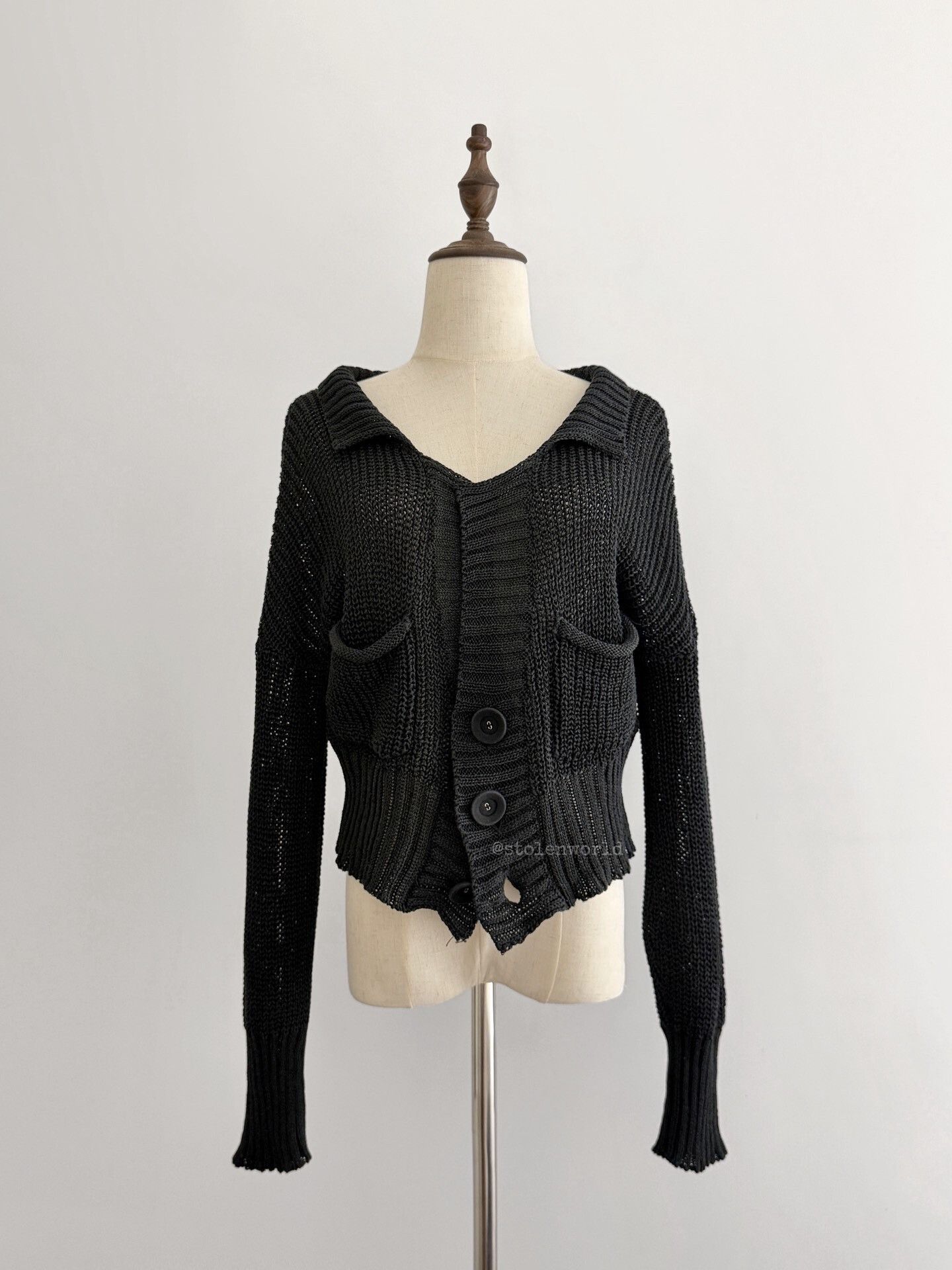 Limi Feu Limi feu Cotton Knit Round Button Cardigan Size S / US 4 / IT 40 - 1 Thumbnail