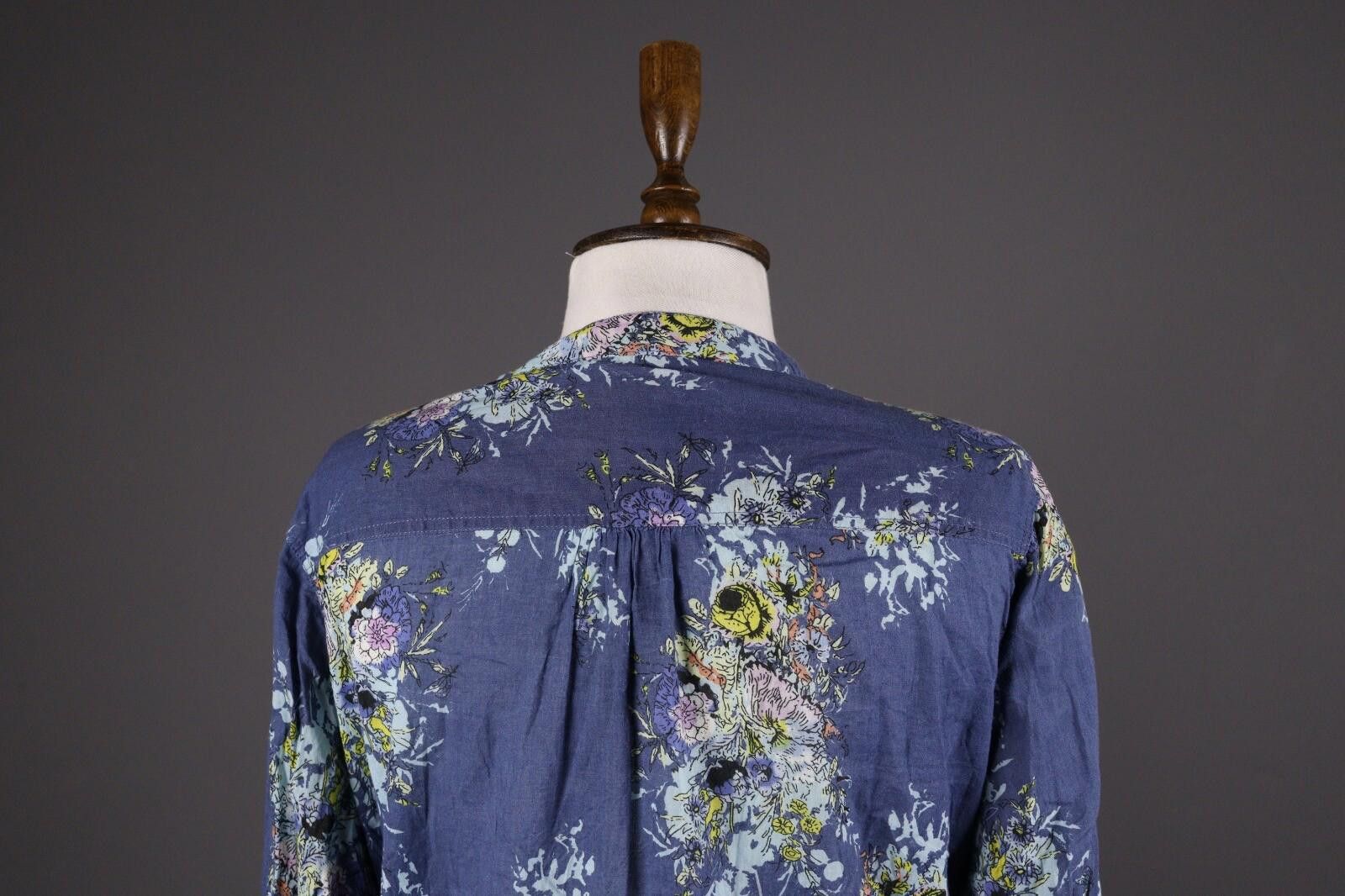 Designer Emily Van Den Bergh Multicolor Floral Blouse Shirt Size 44 Size M / US 6-8 / IT 42-44 - 6 Thumbnail