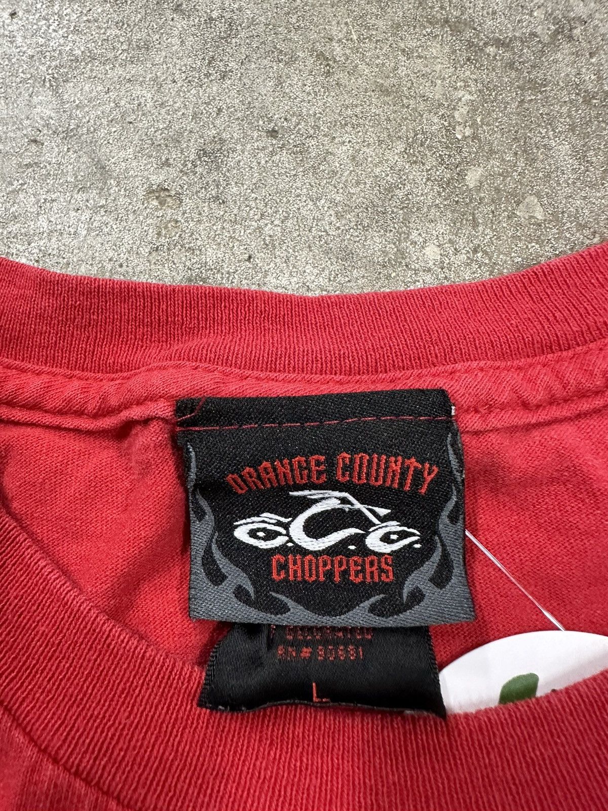 West Coast Choppers Crazy Y2K Orange County Choppers Motorcycle Flames LS Shirt Size S / US 4 / IT 40 - 17 Thumbnail