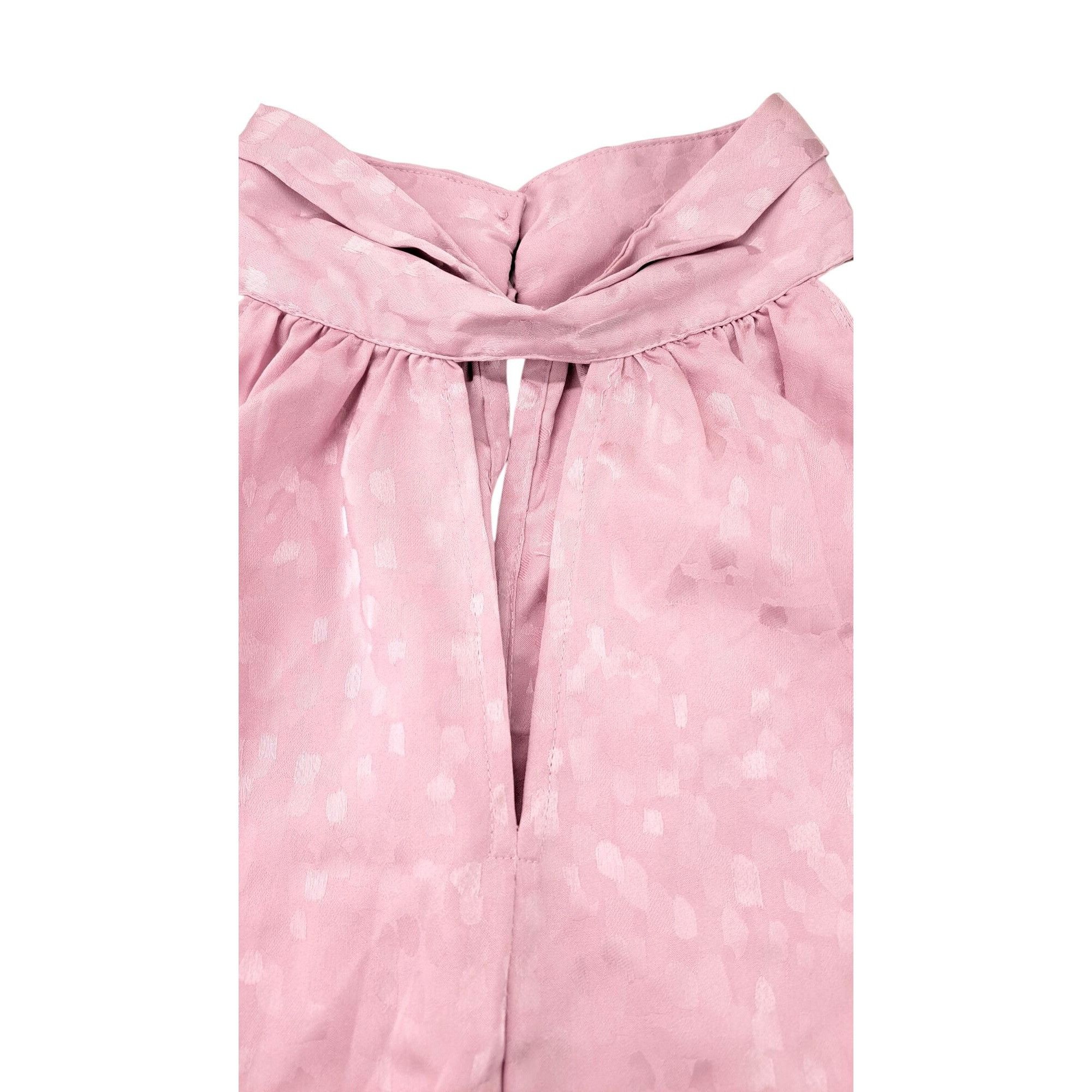 Worthington Worthington Women Pink Sleeveless Halter Neck Top Subtle Size M / US 6-8 / IT 42-44 - 3 Thumbnail