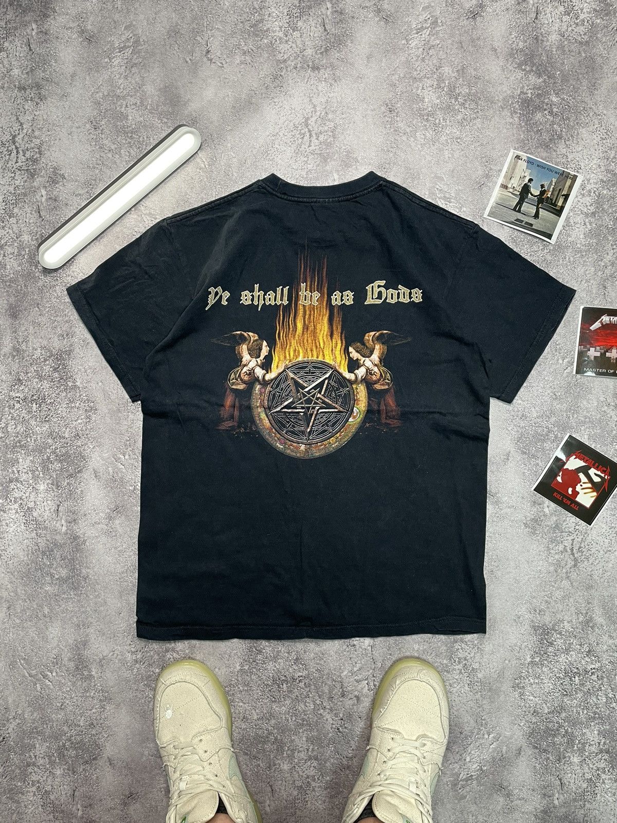 Vintage Dimmur borgir tits pentagram hell paradise Boobs devil Size US M / EU 48-50 / 2 - 6 Thumbnail