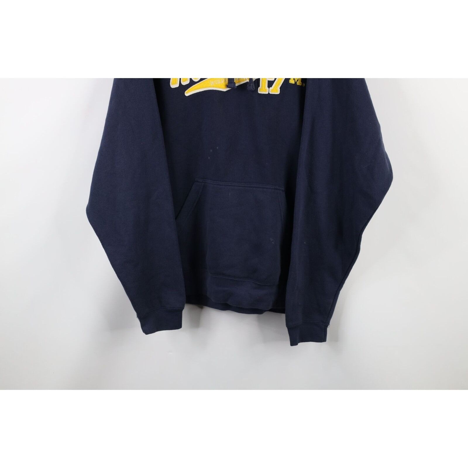 Vintage Vintage Distressed University of Michigan Script Hoodie Size US XL / EU 56 / 4 - 3 Thumbnail