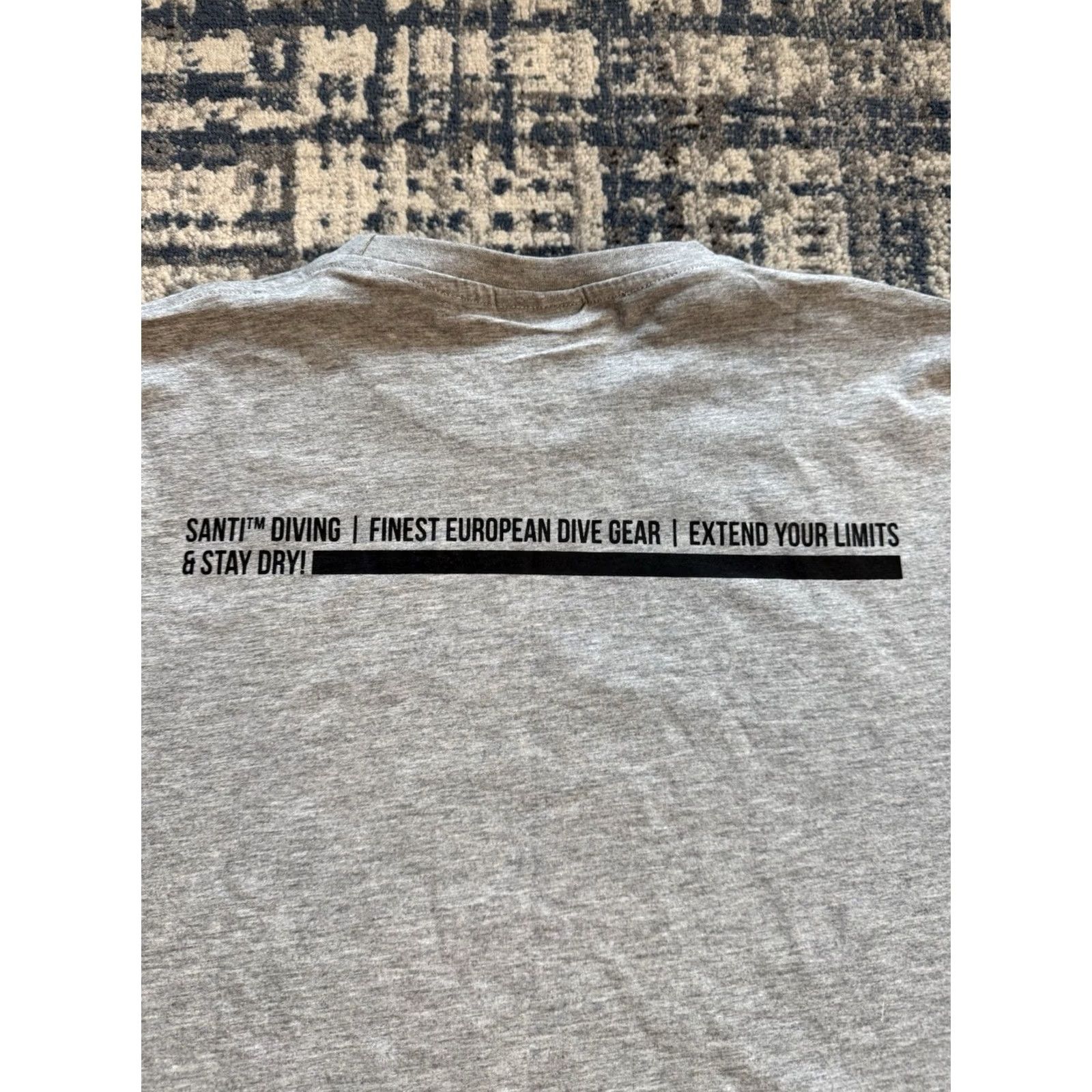 Equipment Santi T-Shirt Shirt Men Sz S Gray Ocean Life Beach Diving Classic Fish Logo Graphic Print Size US S / EU 44-46 / 1 - 5 Thumbnail