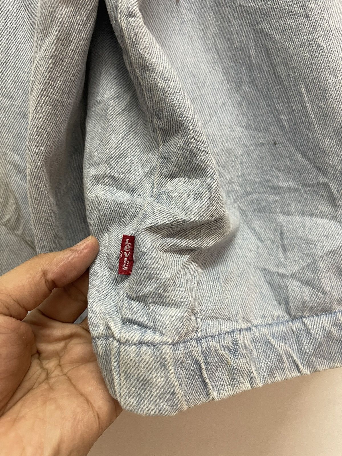 Levi's Anorak LEVI’S Denim Hooded Jacket Streetfashion Size US L / EU 52-54 / 3 - 7 Thumbnail