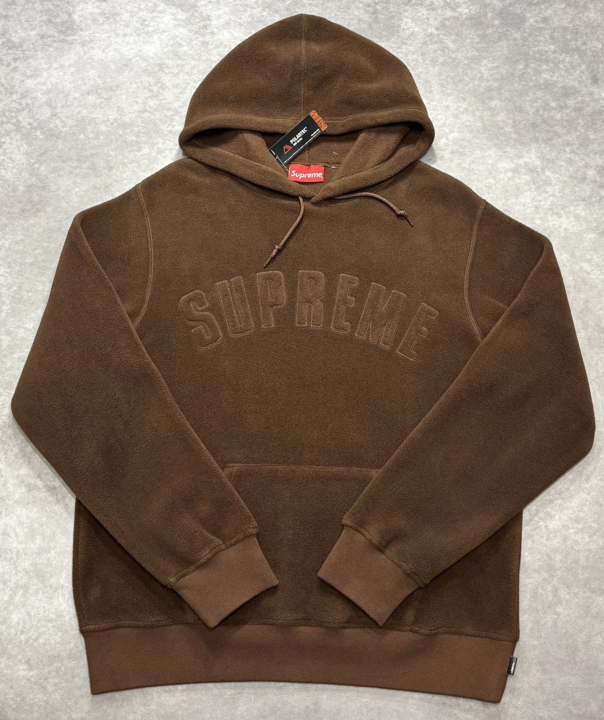 Supreme Supreme Polartec Hooded Sweatshirt (FW18) Size US M / EU 48-50 / 2 - 1 Thumbnail