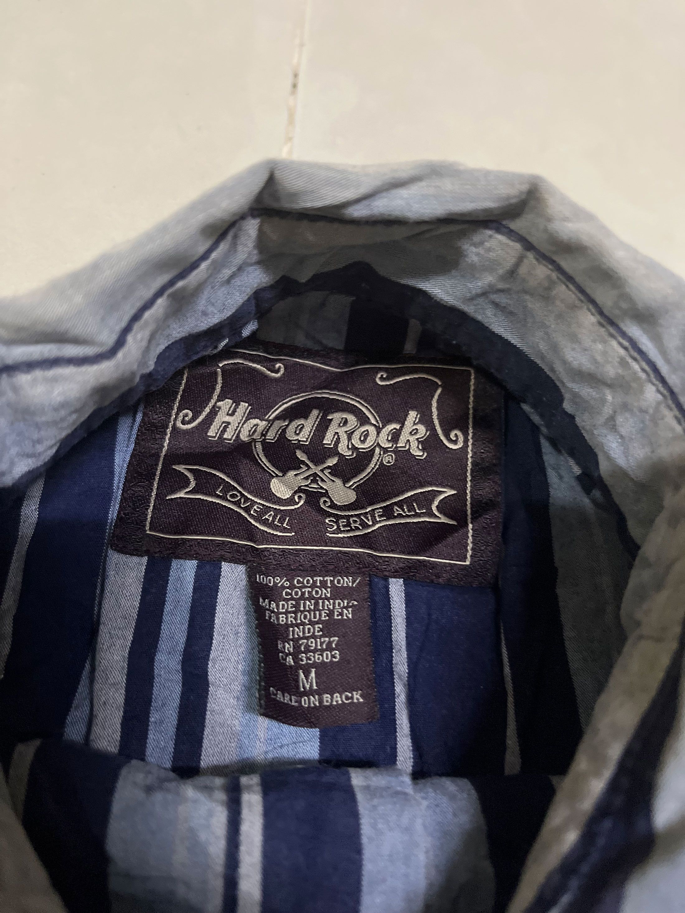 Hard Rock Cafe Hard Rock Cafe Pearl Snap Western Long Sleeve Shirt Size US M / EU 48-50 / 2 - 3 Thumbnail
