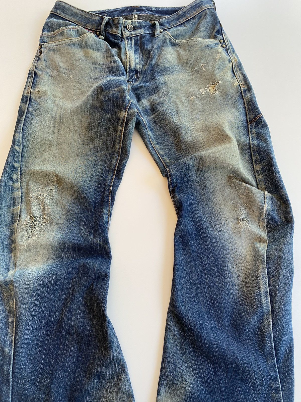 Edwin × Vintage Vintage Edwin Denim Distressed Size US 32 / EU 48 - 3 Thumbnail