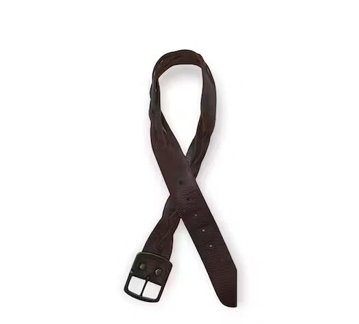 Gap × Leather Vintage Gap Solid Brass Leather Buckle Belts Size ONE SIZE - 6 Thumbnail