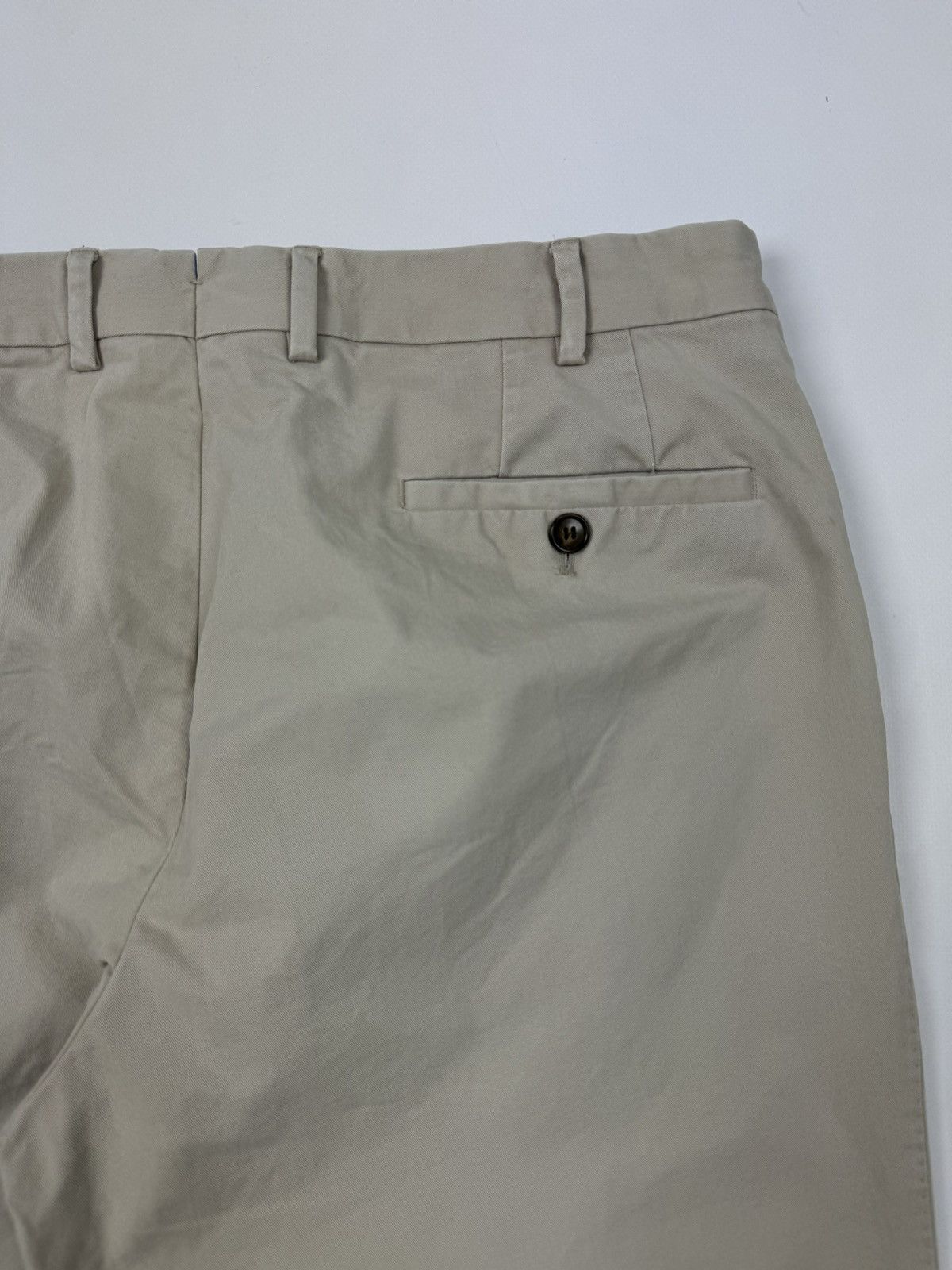 Suitsupply Suitsupply Cotton Beige Chino ACORfato Trousers Pants Size US 32 / EU 48 - 12 Thumbnail
