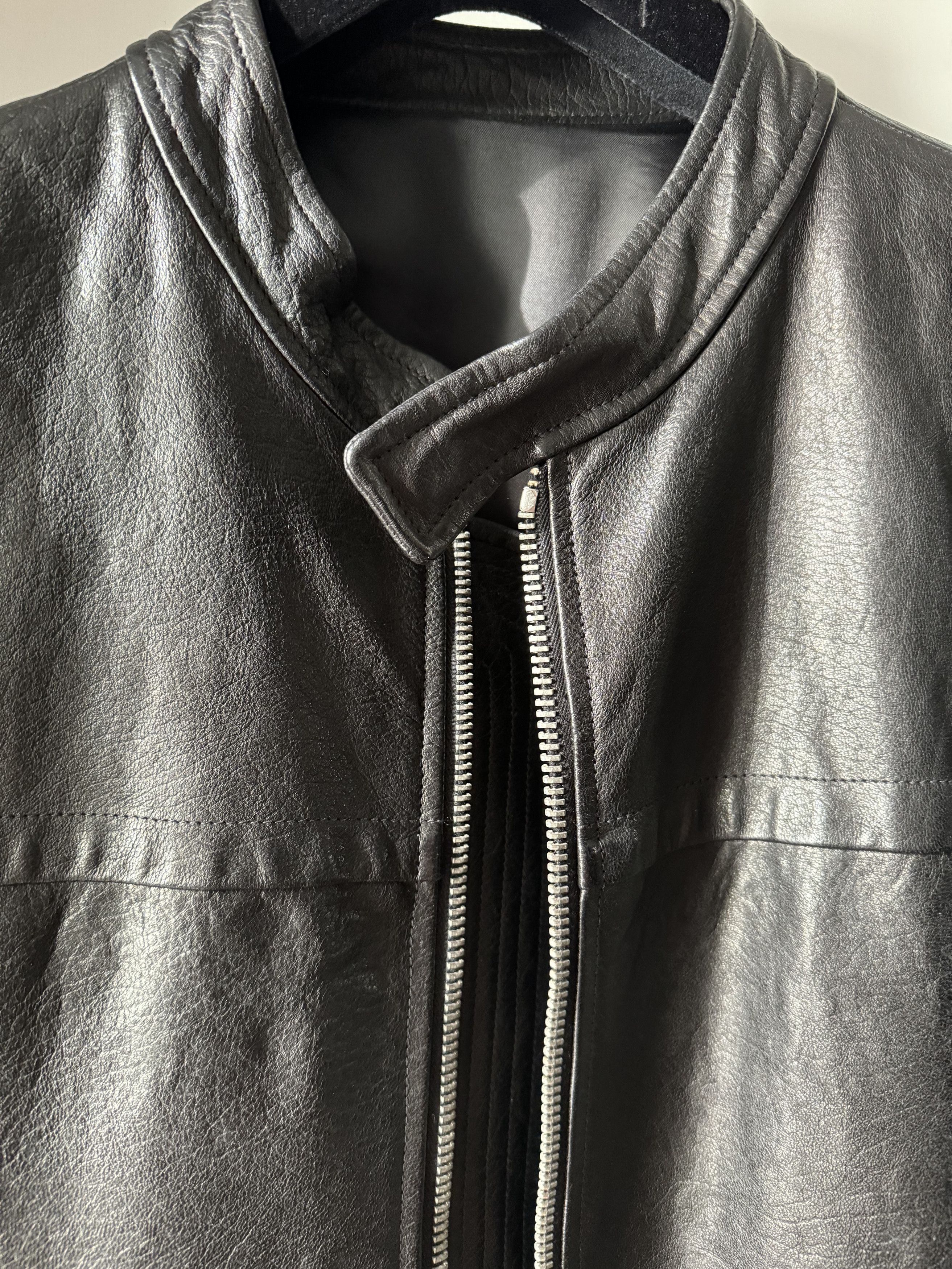 Rick Owens Rick Owens leather jacket,SIZE -S WORN TWO, THREE TIMES Size US S / EU 44-46 / 1 - 8 Thumbnail