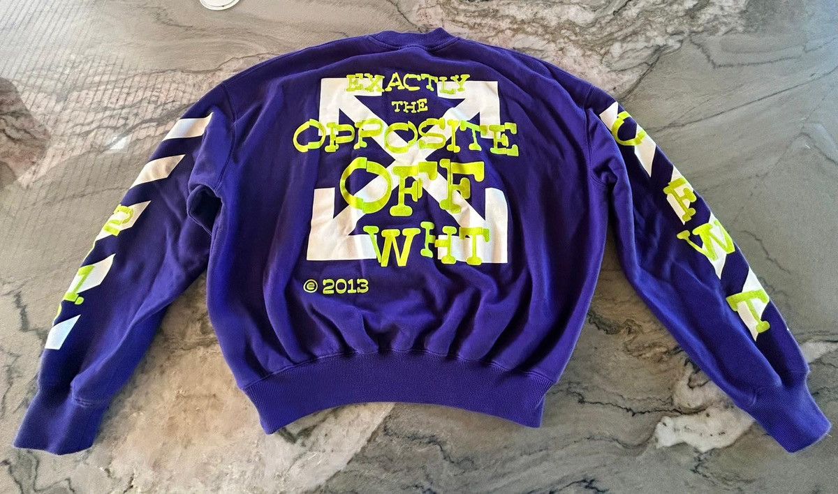 Off-White OFF-WHITE opposite crewneck Size US M / EU 48-50 / 2 - 2 Thumbnail