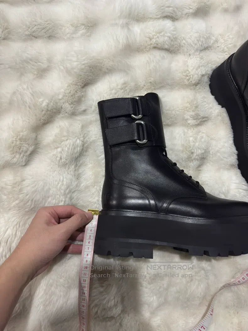 Celine Celine Buckle Thick Sole Martin Boots Size US 9 / EU 42 - 8 Thumbnail